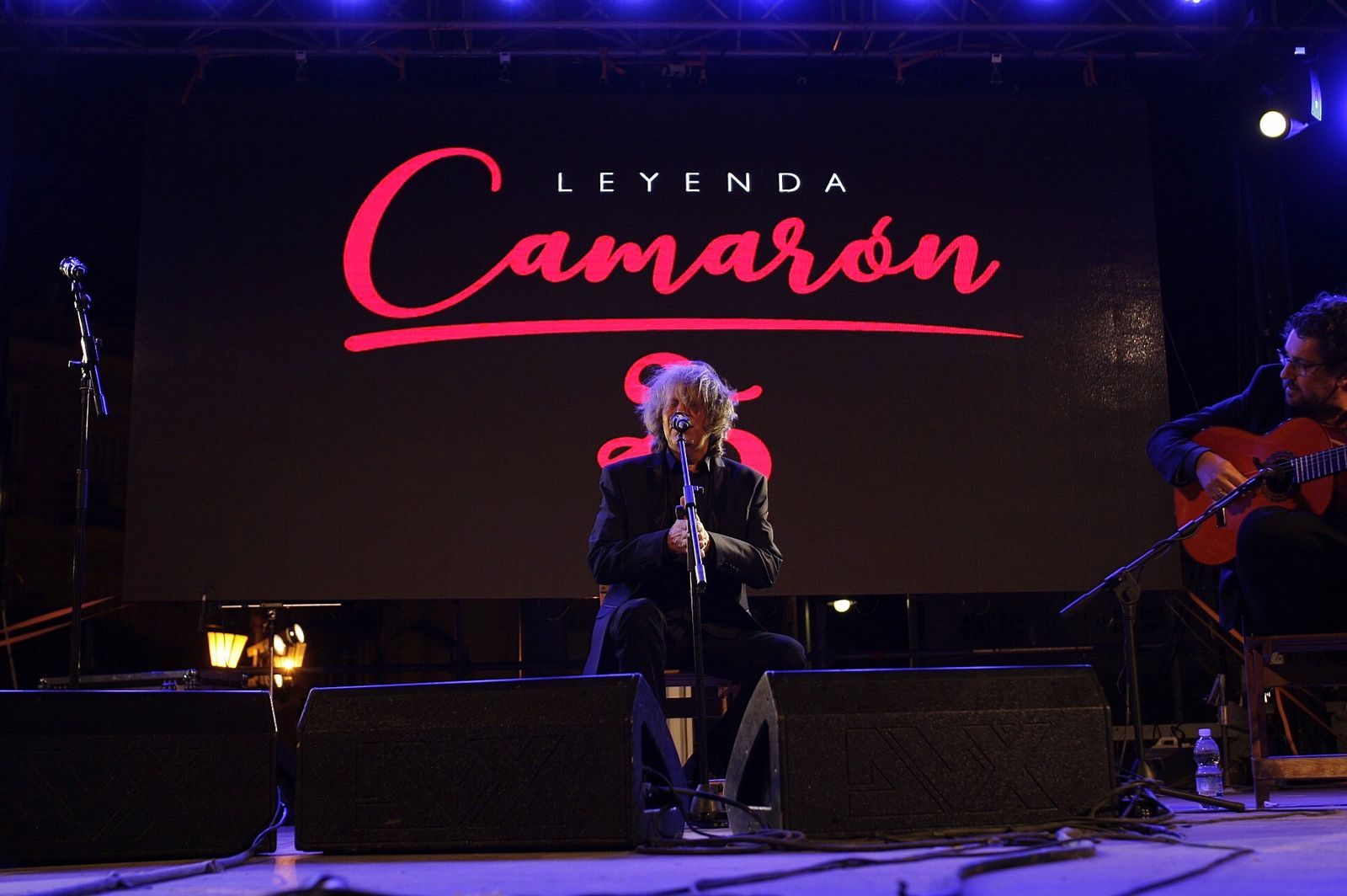 José Mercé, anoche, en su recital en recuerdo a José Monje, Camarón