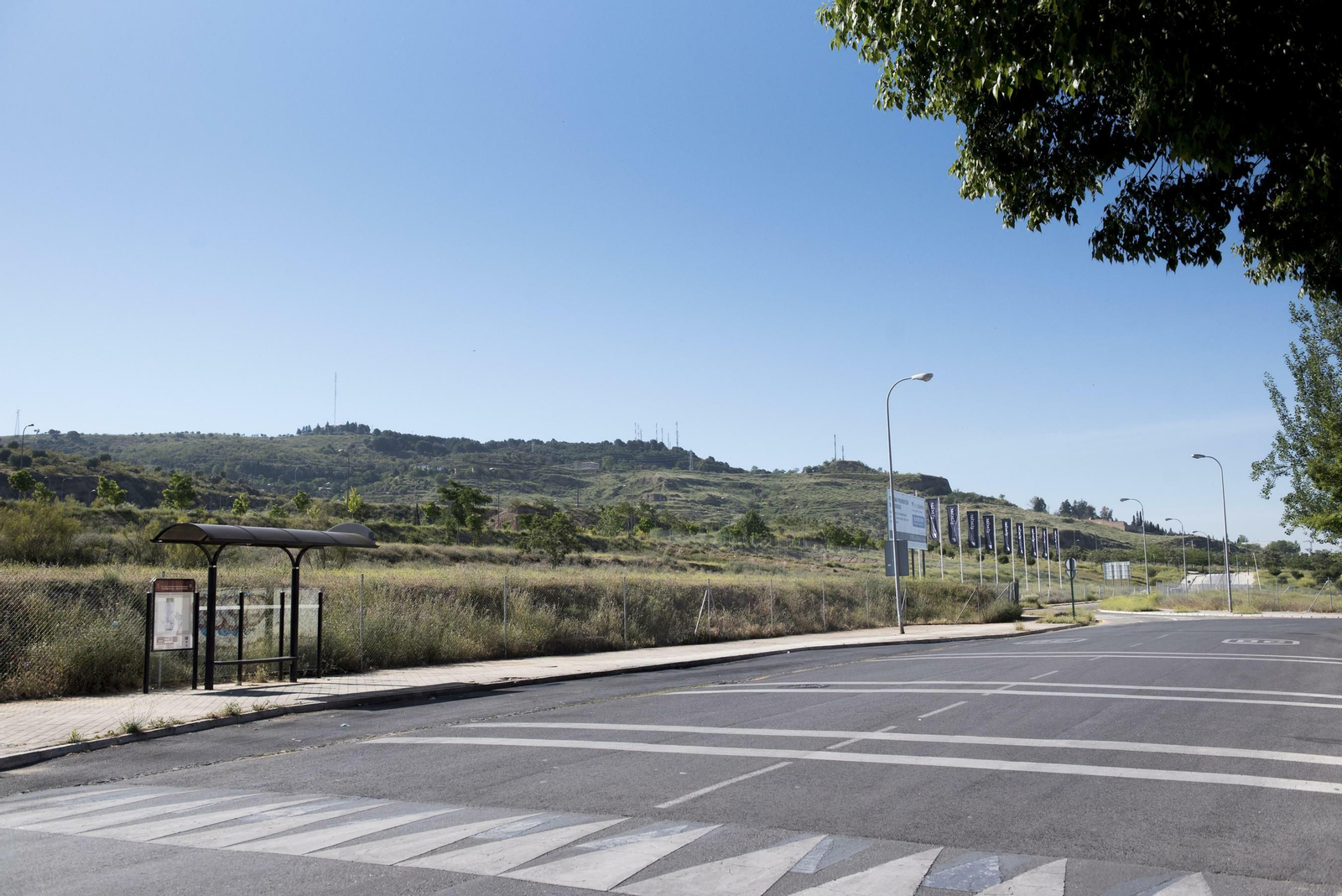 Vista de La Azulejera, donde podrían construirse VPO