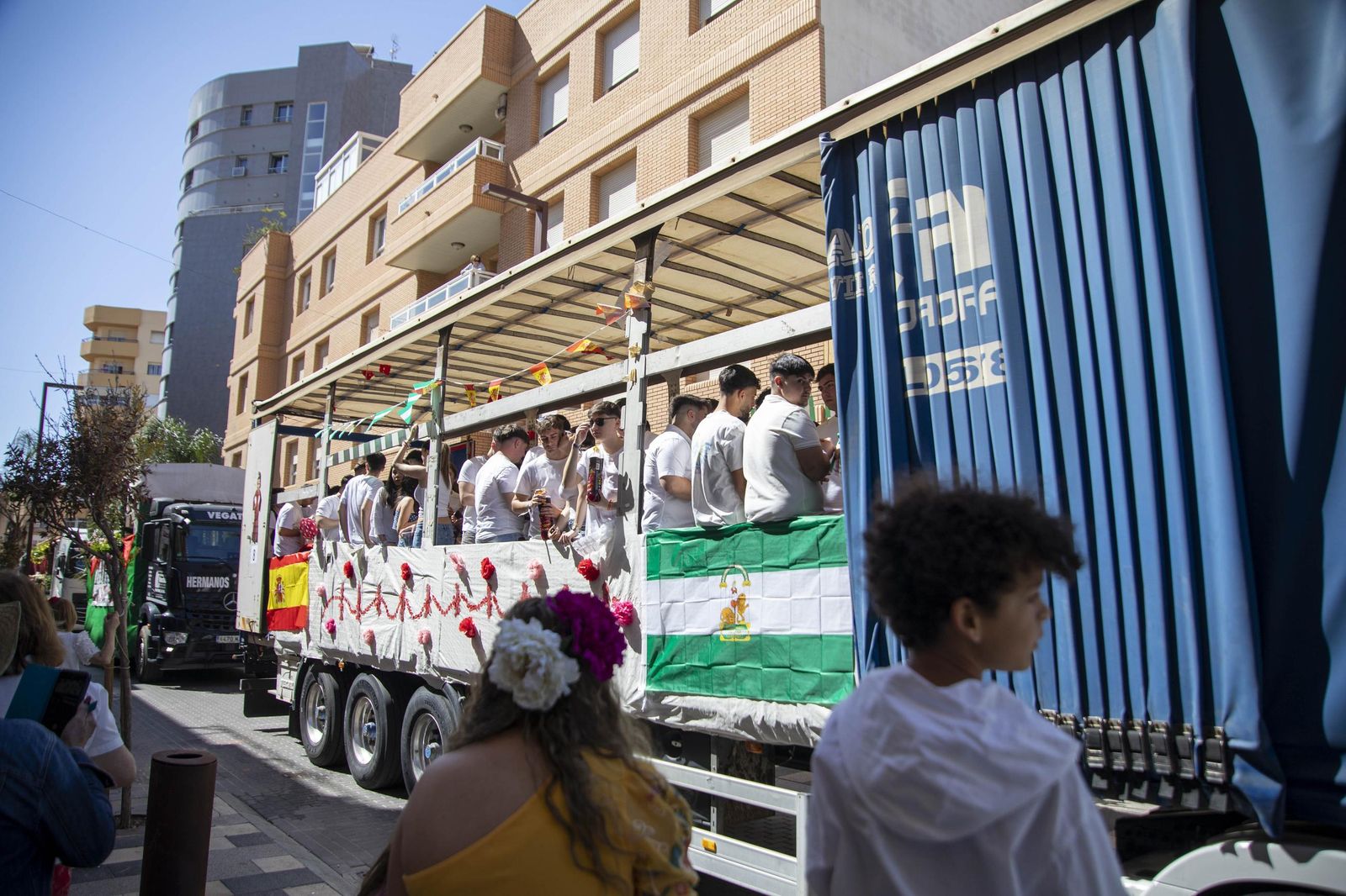 Las imágnes de la misa y procesión en honor a San Marcos en El Ejido