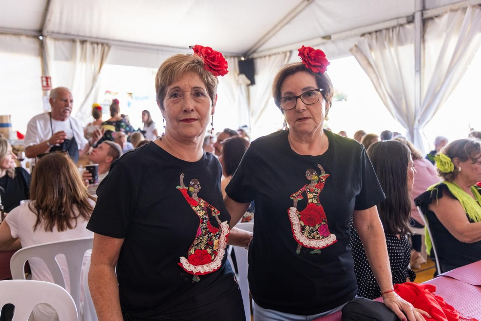 Las comidas de empresa se suceden en la Feria de San Lucas