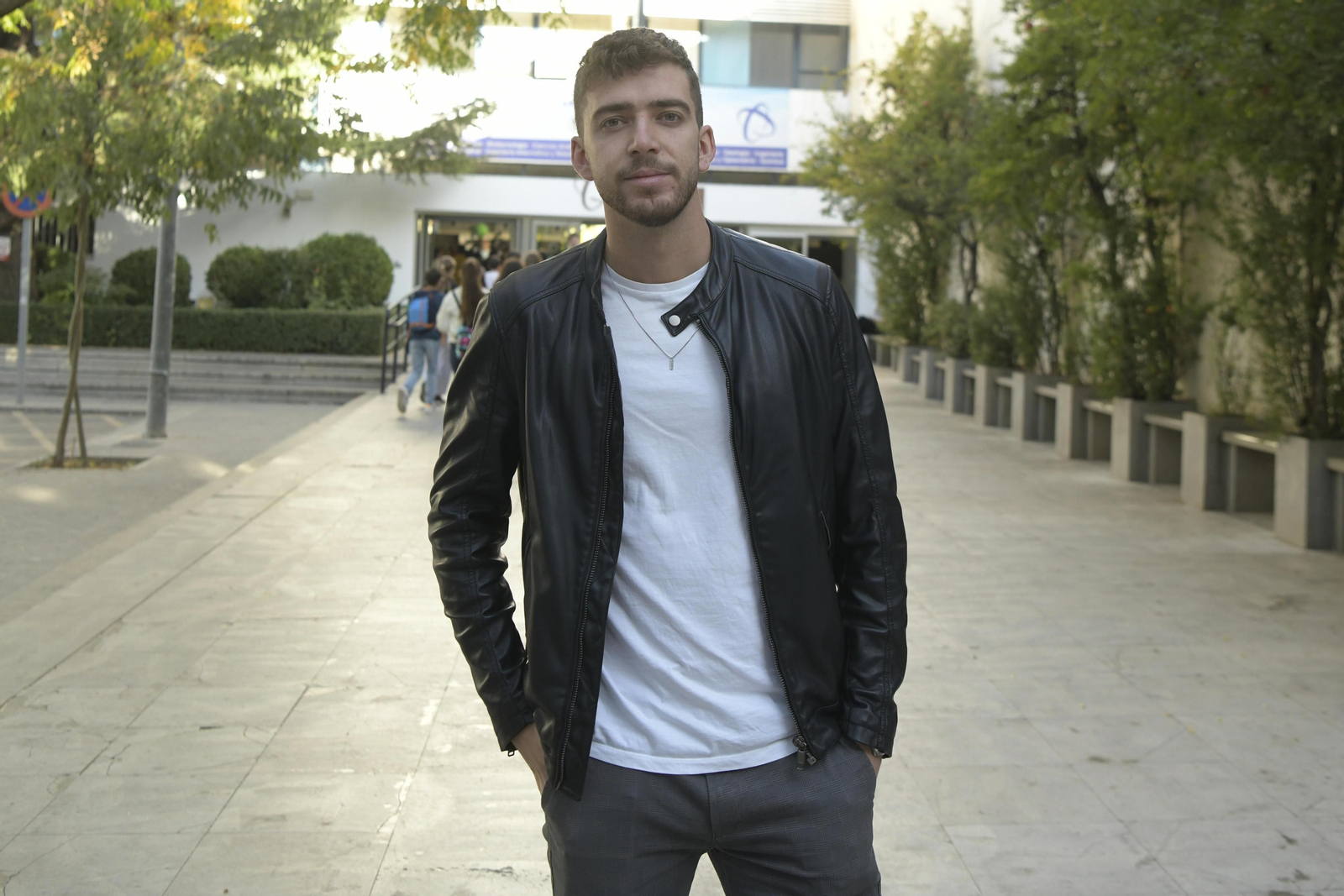 Roberto Corral López, en la Facultad de Ciencias.