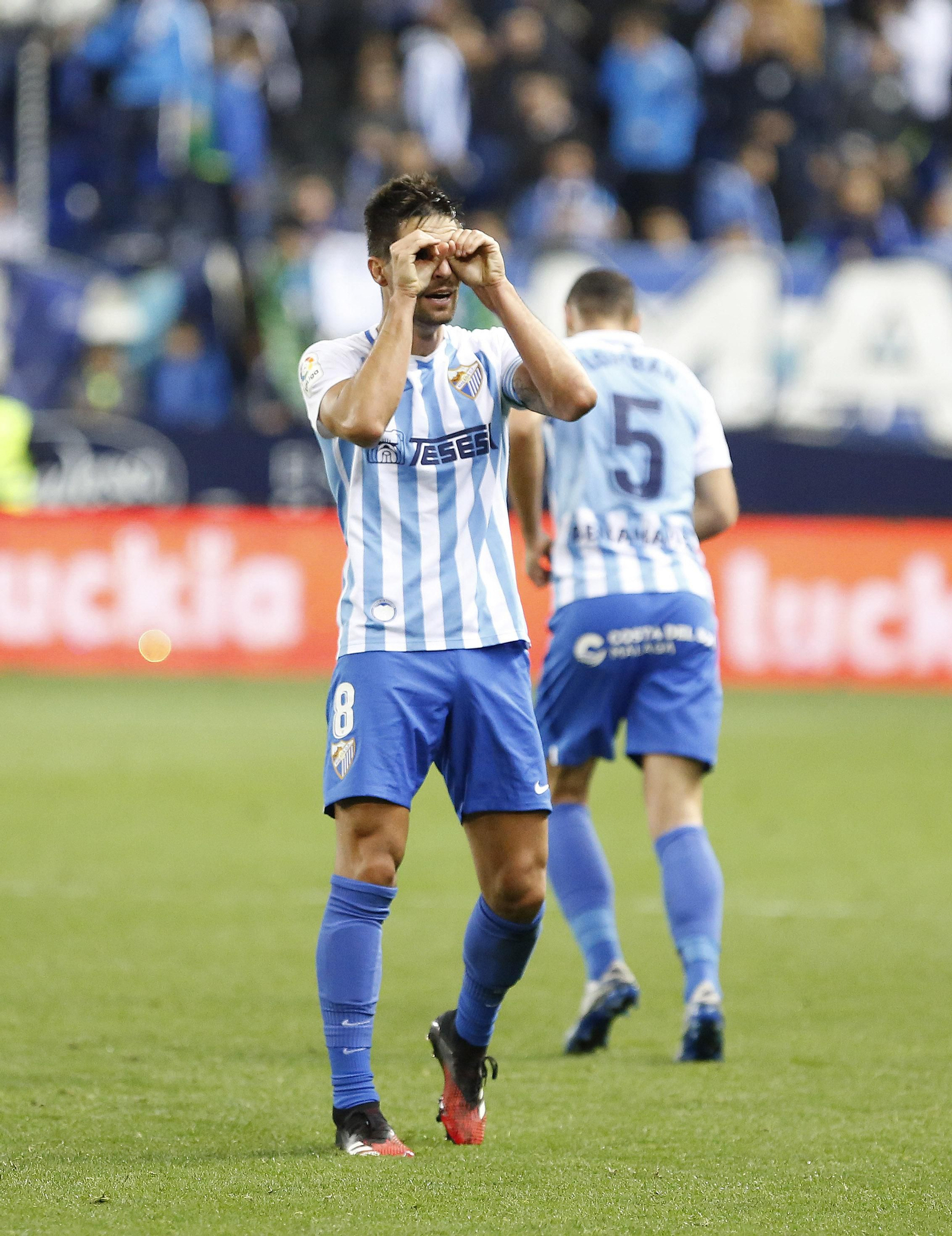 El Málaga-Numancia, en fotos