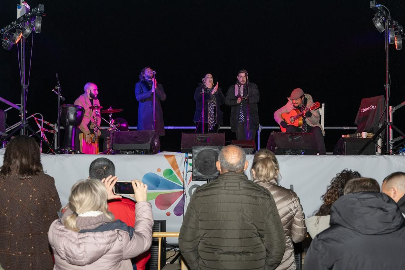 Zambomba Flamenca del Grupo Talenqo en el Bulevar