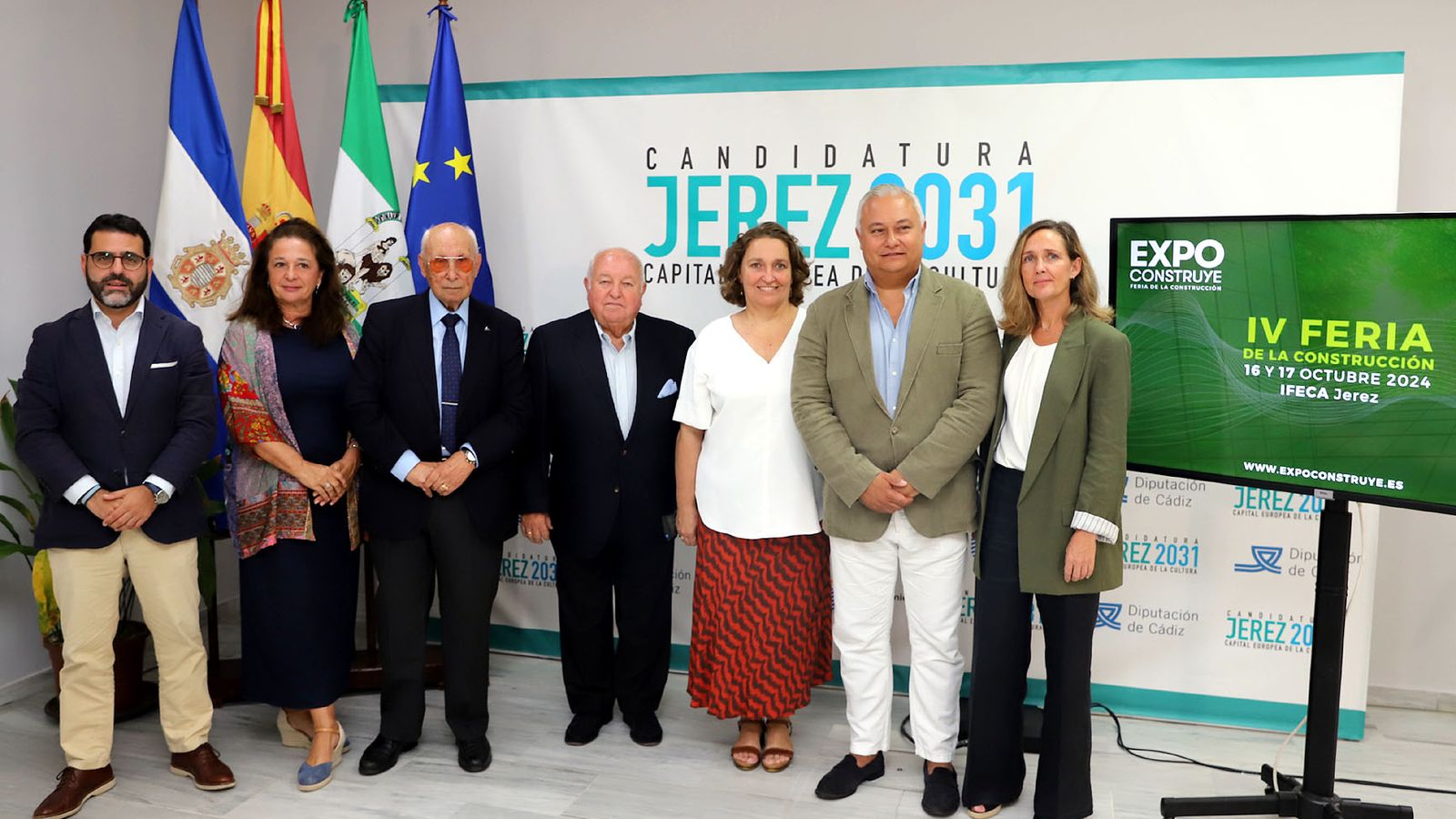 Presentación de ExpoConstruye 2024 en el Ayuntamiento de Jerez.