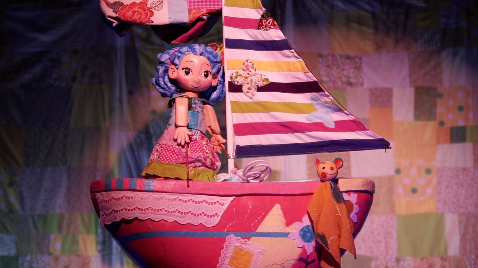 Una de las funciones de títeres.