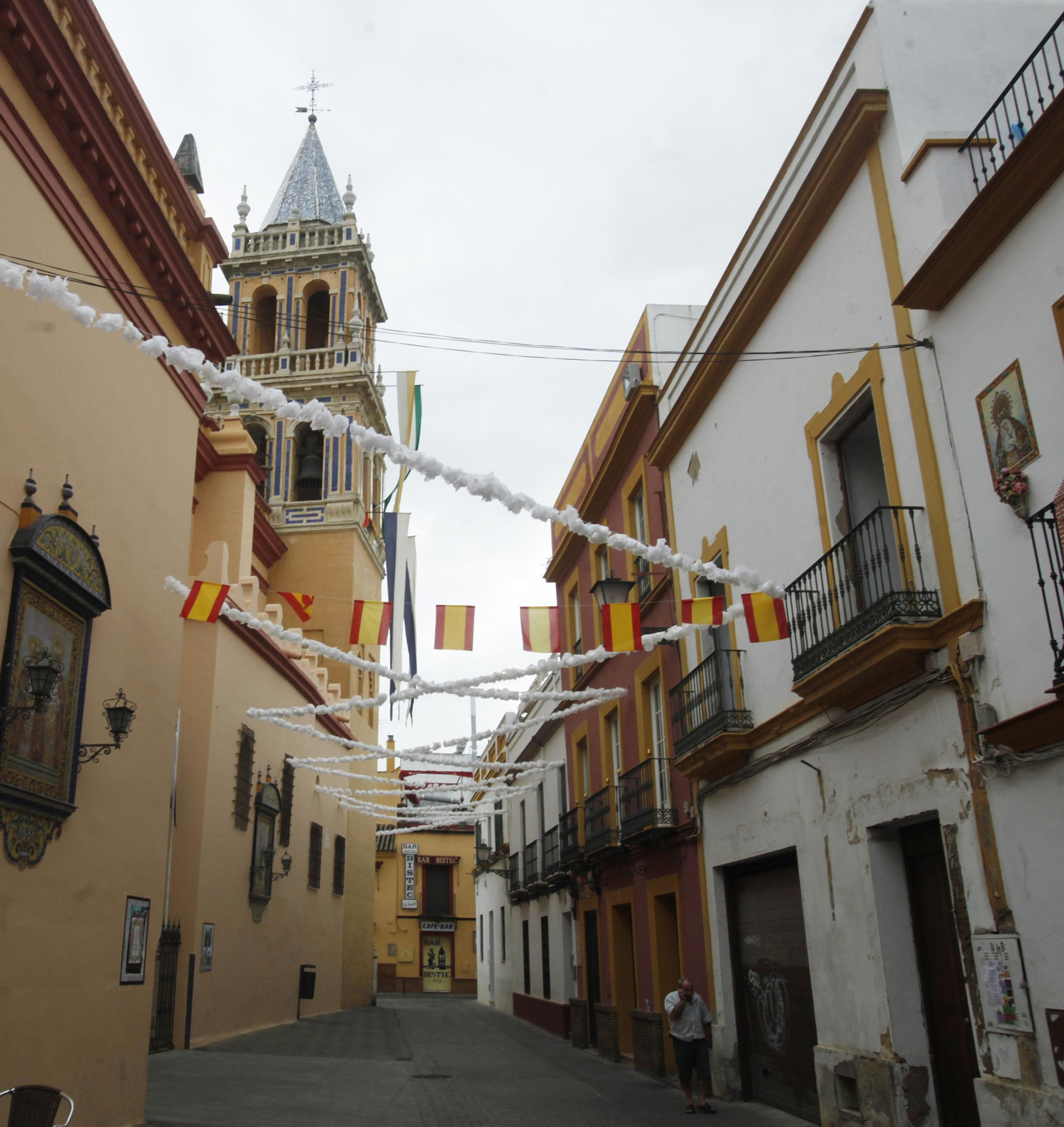 La Iglesia de Santa Ana es uno de los bienes protegidos en Triana.