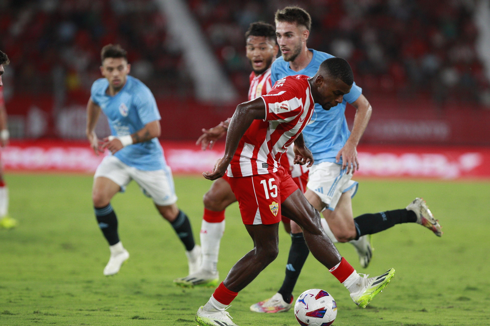 Imágenes del partido U.D. Almería-Real Club Celta de Vigo