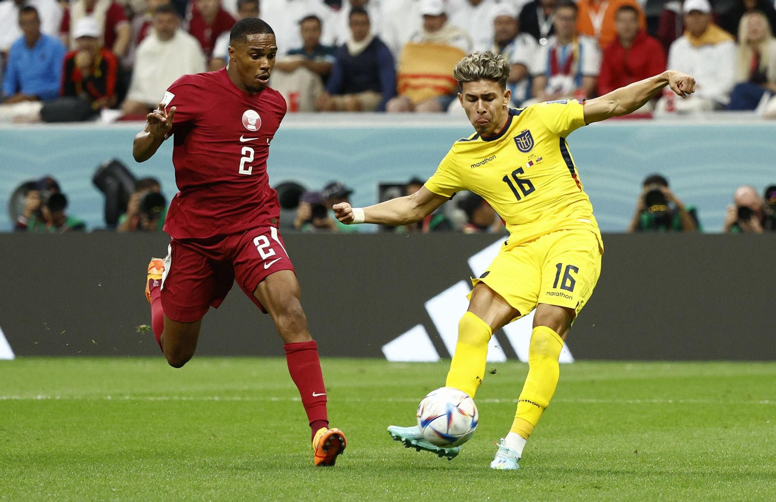 Las imágenes del Qatar - Ecuador, partido inaugural del Mundial 2022