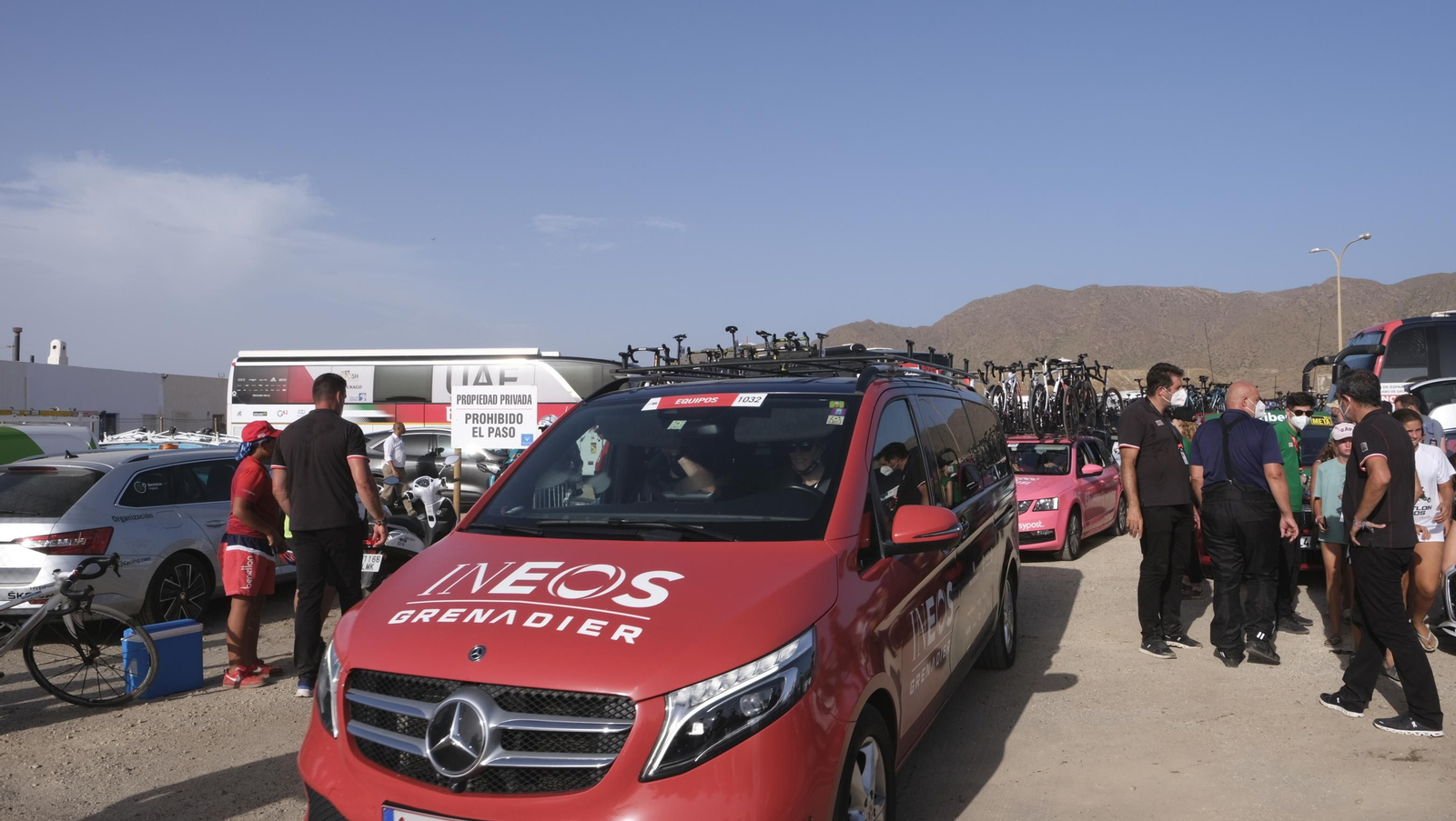 Imágenes de la etapa de la Vuelta a España con llegada en Cabo de Gata, Almería