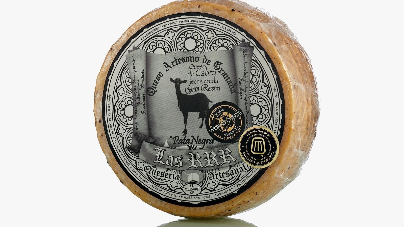El queso de cabra “Pata Negra” gran reserva.