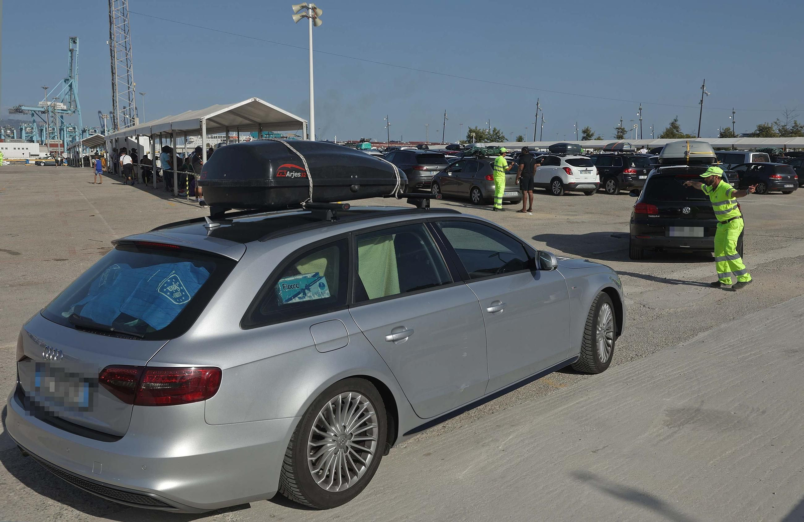 Fotos del primer sábado de agosto en la Operación Paso del Estrecho en Algeciras