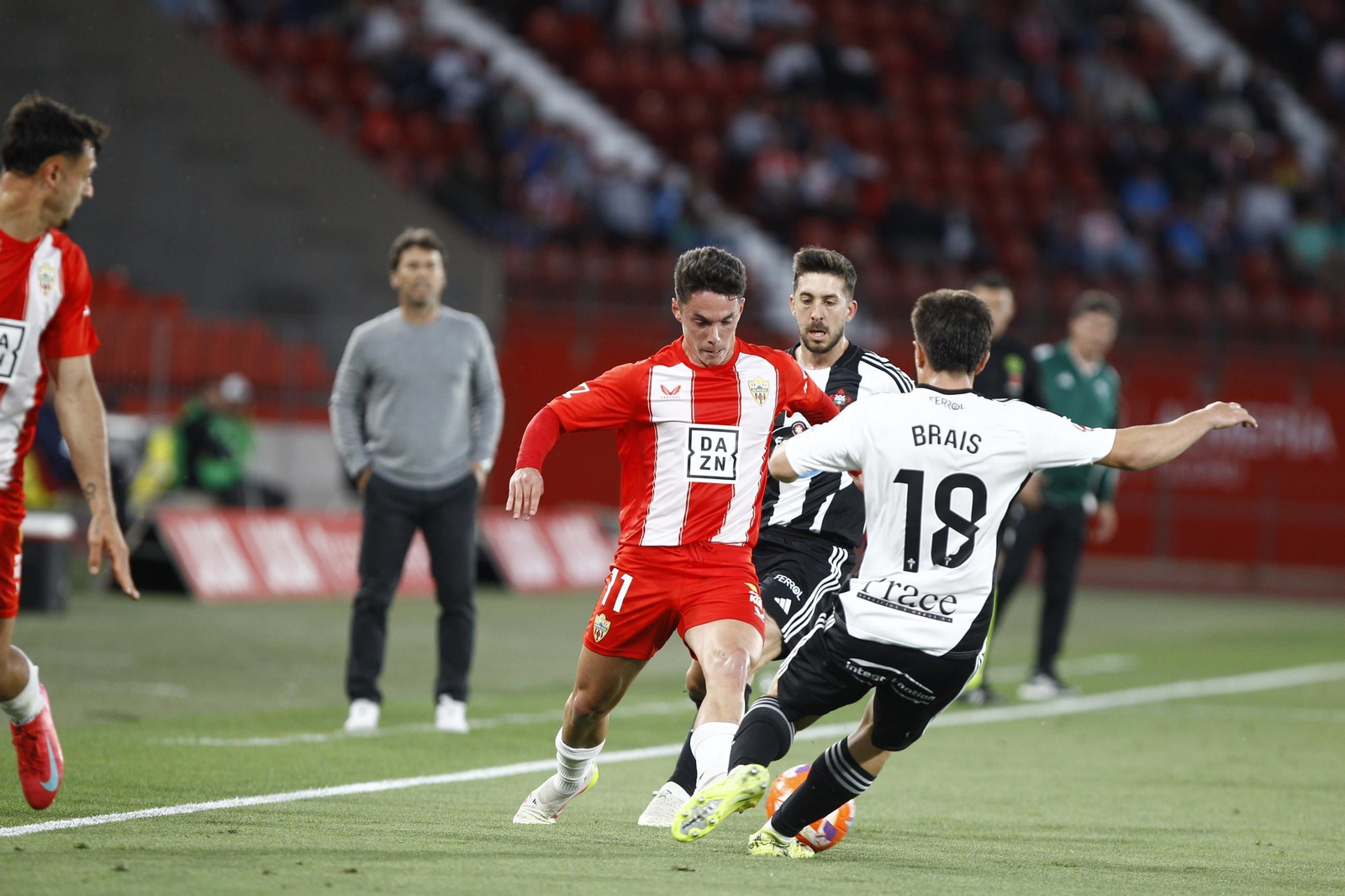 U.D. Almería-Racing Club Ferrol, en imágenes