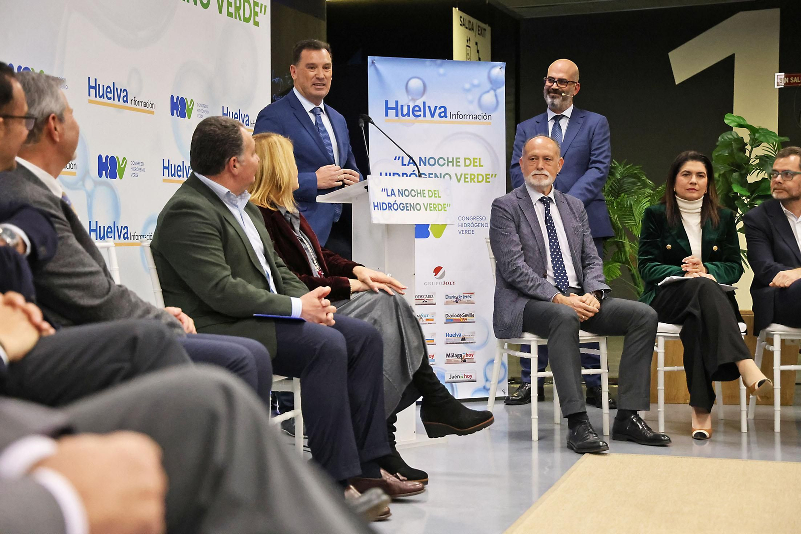 Imágenes de "La Noche del Hidrógreno Verde" organizada por Huelva Información y por el Congreso Nacional de Hidrógeno Verde