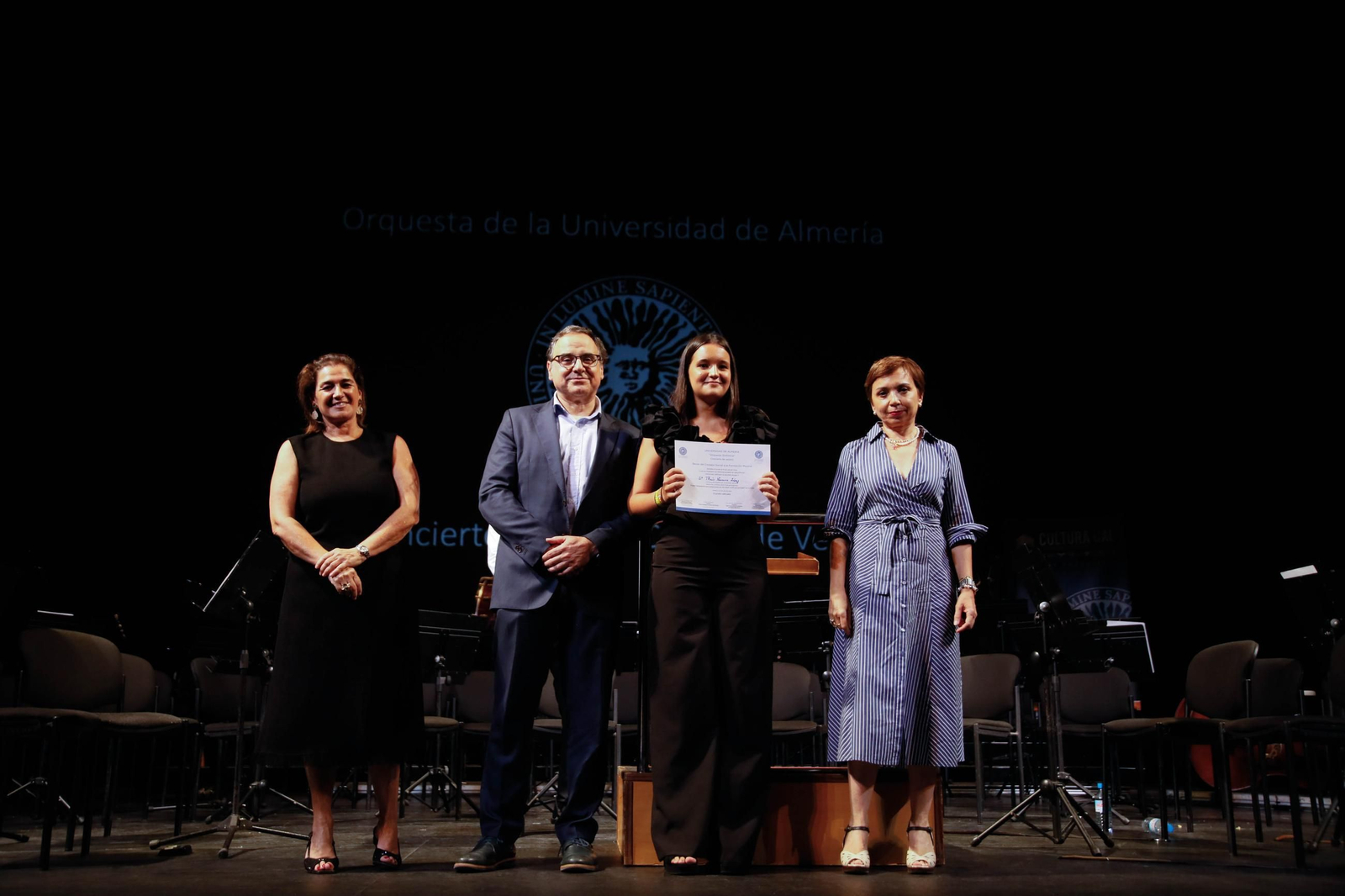 El concierto de la Orquesta de la UAL en el Auditorio Maestro Padilla, en imágenes