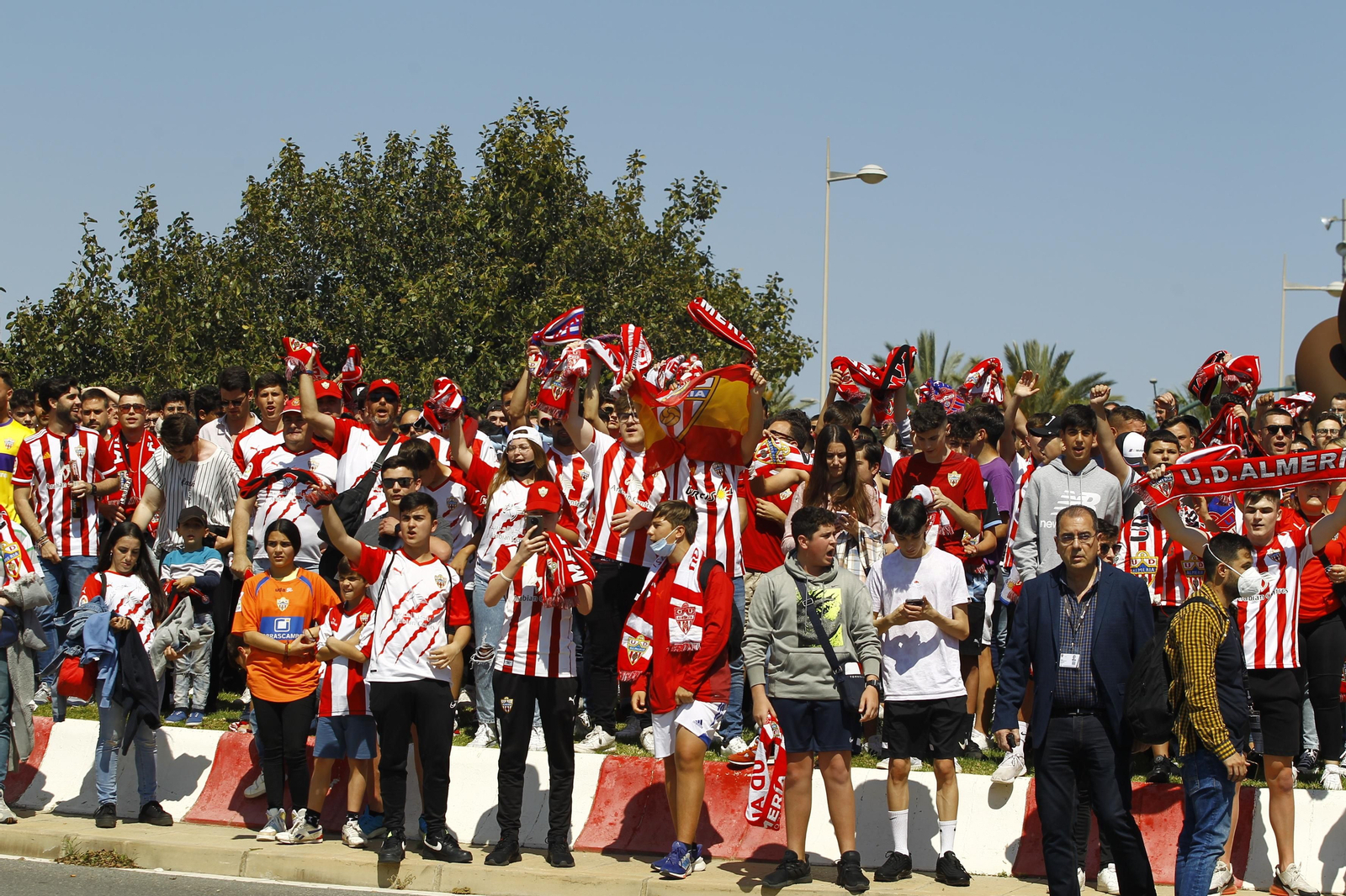 Imágenes del partido U.D. Almería-S.D. Amorebieta