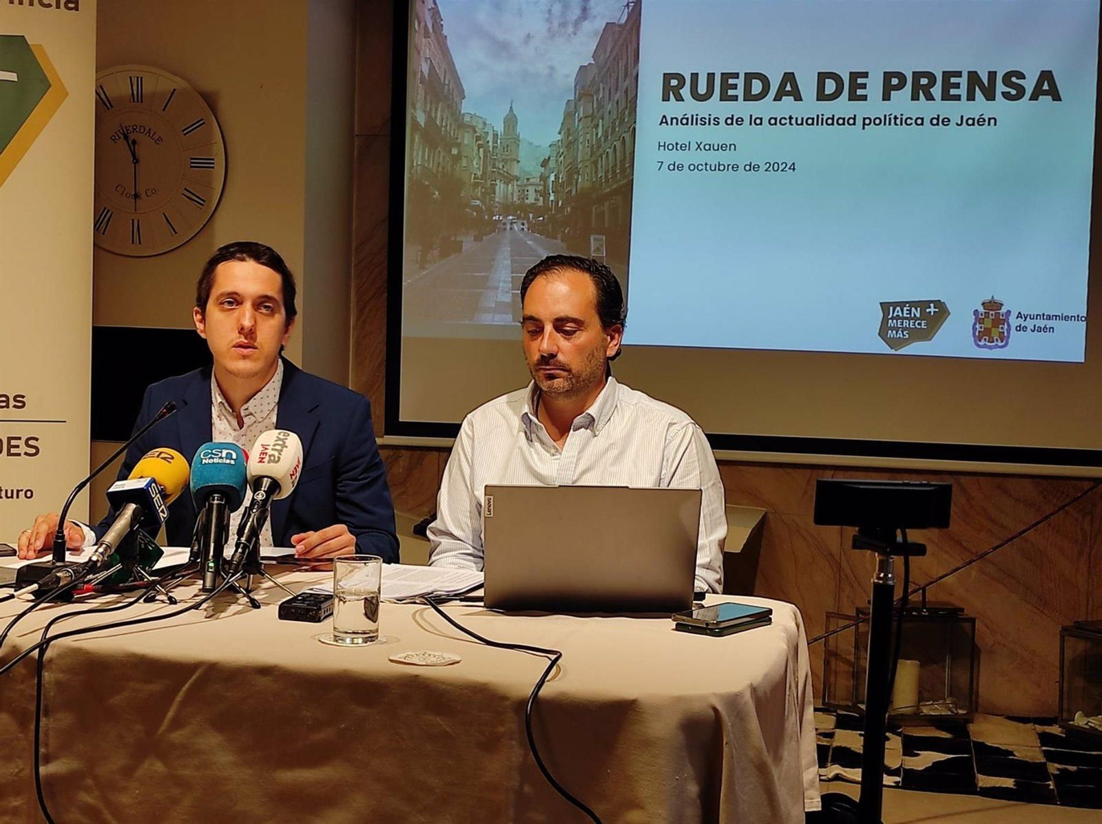 Luis García Millán y José María Mesbailer.