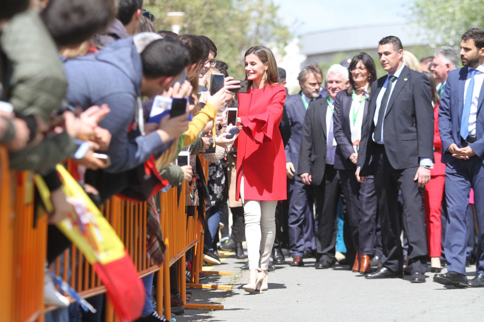 Imágenes de la visita de la reina Letizia a Huelva
