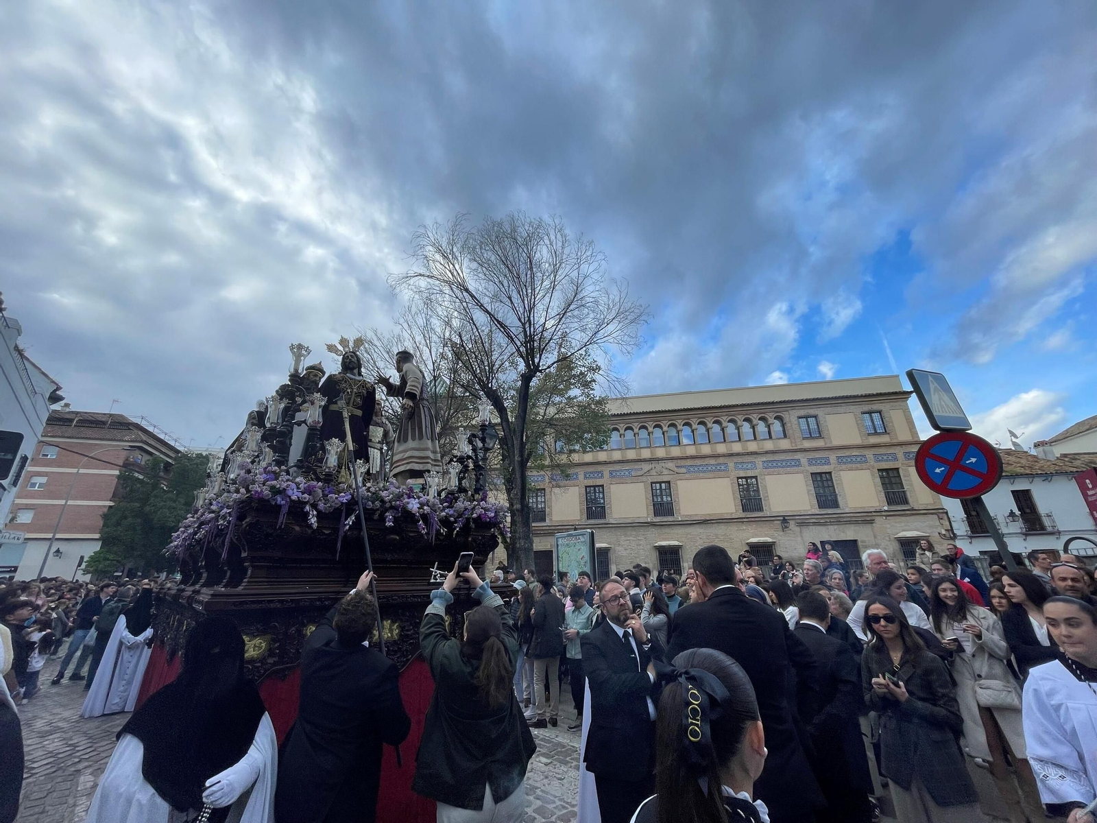 Las imágenes de la hermandad del Perdón  el Miércoles Santo en Córdoba