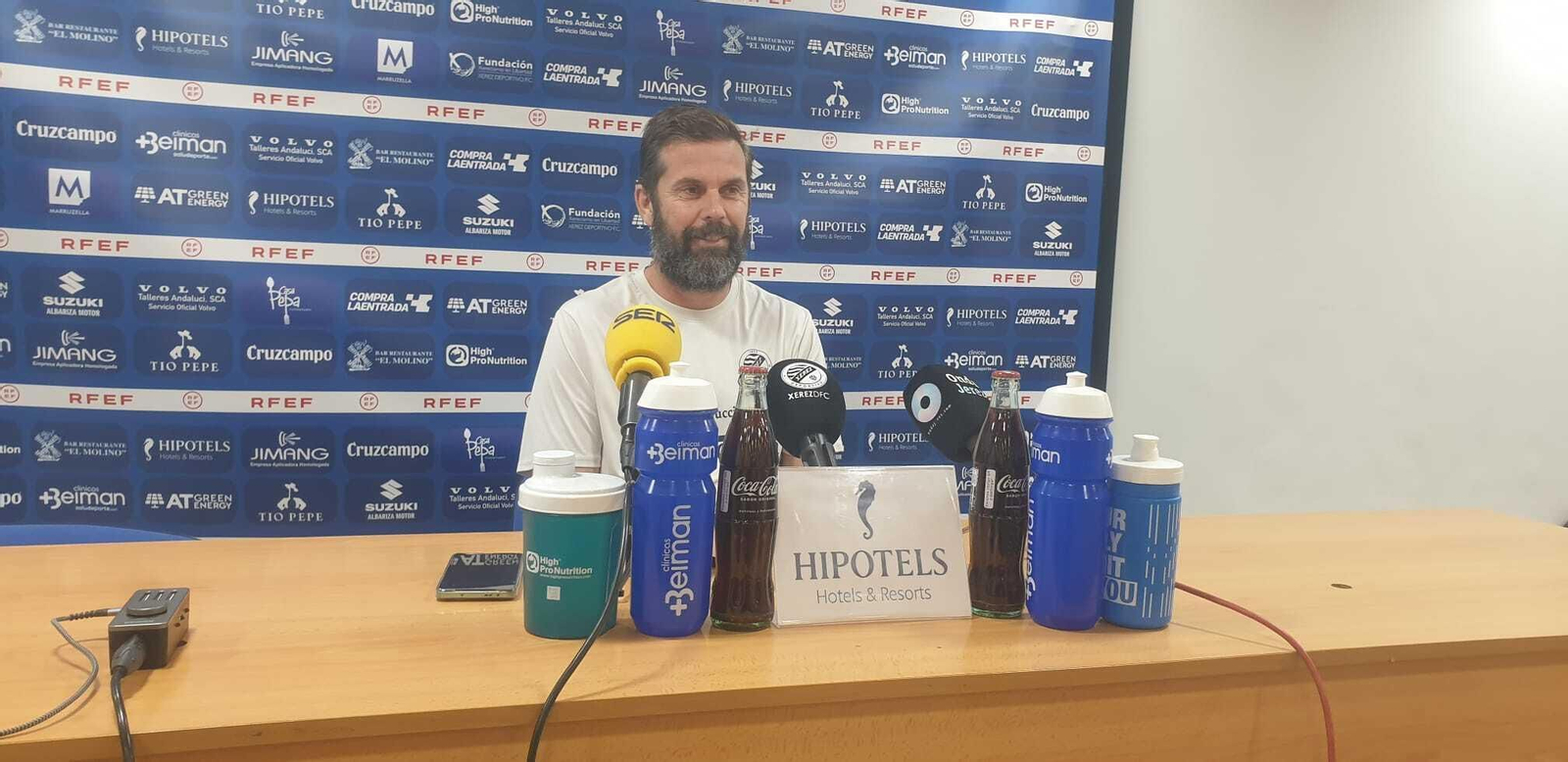 David Sánchez destaca el potencial del Ceuta B y espera un partido complicado.