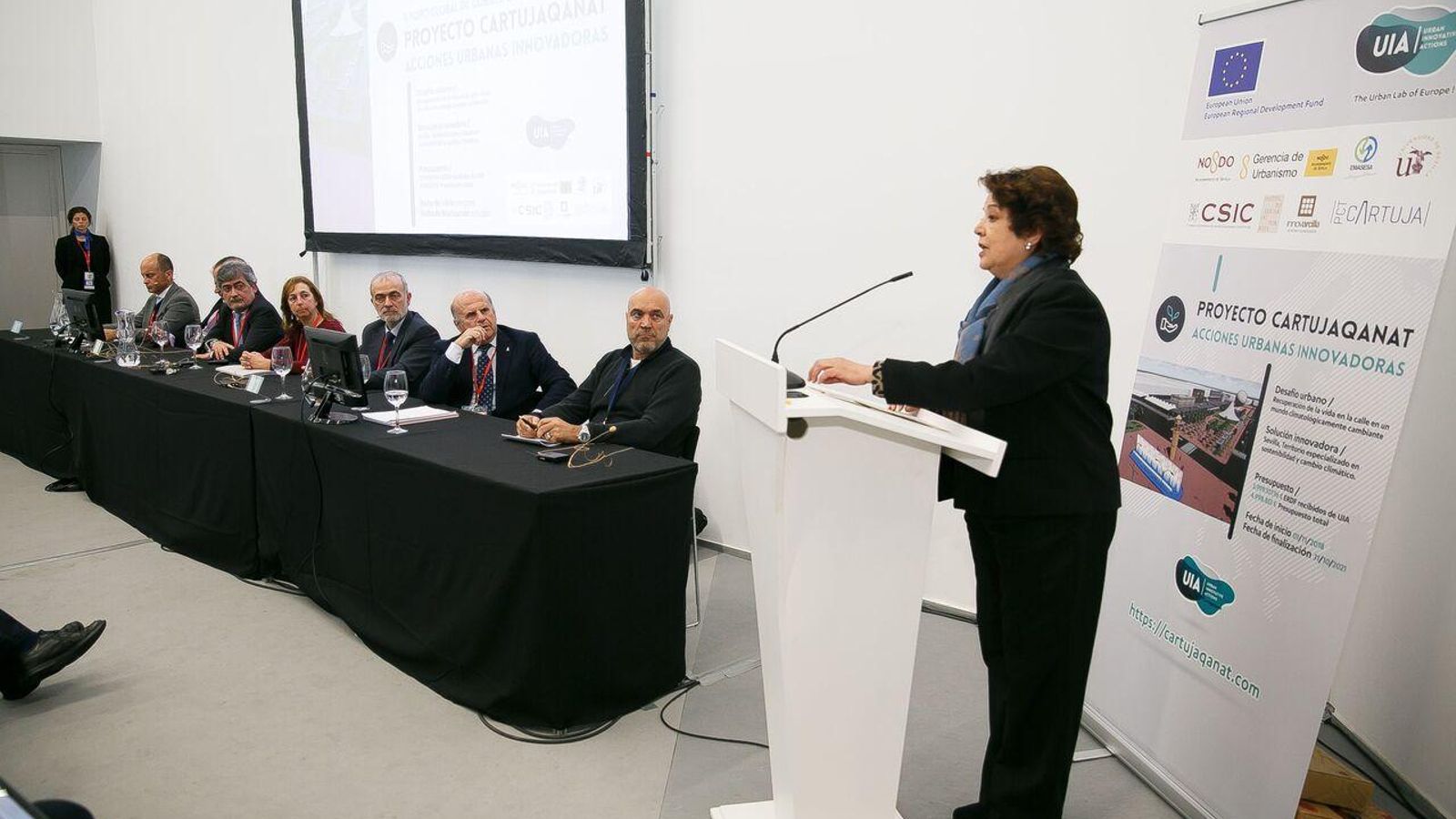 Carmen Castreño, en la clausura de la jornada.