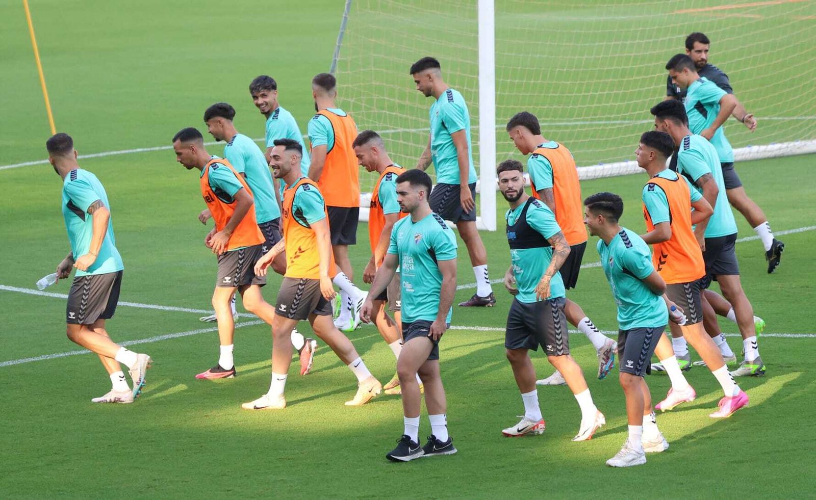 Las fotos del Málaga ultimando su cita con el Recreativo Granada