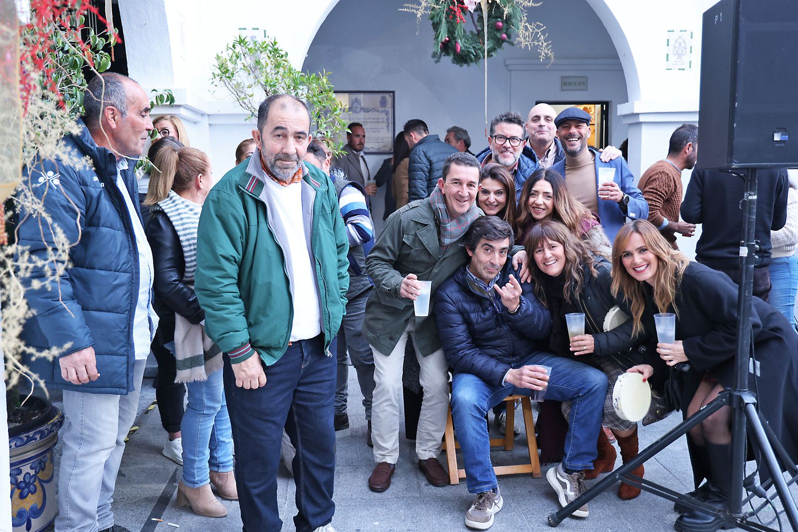 Imágenes de la Zambombaen la Hermandad del Rocío de Huelva