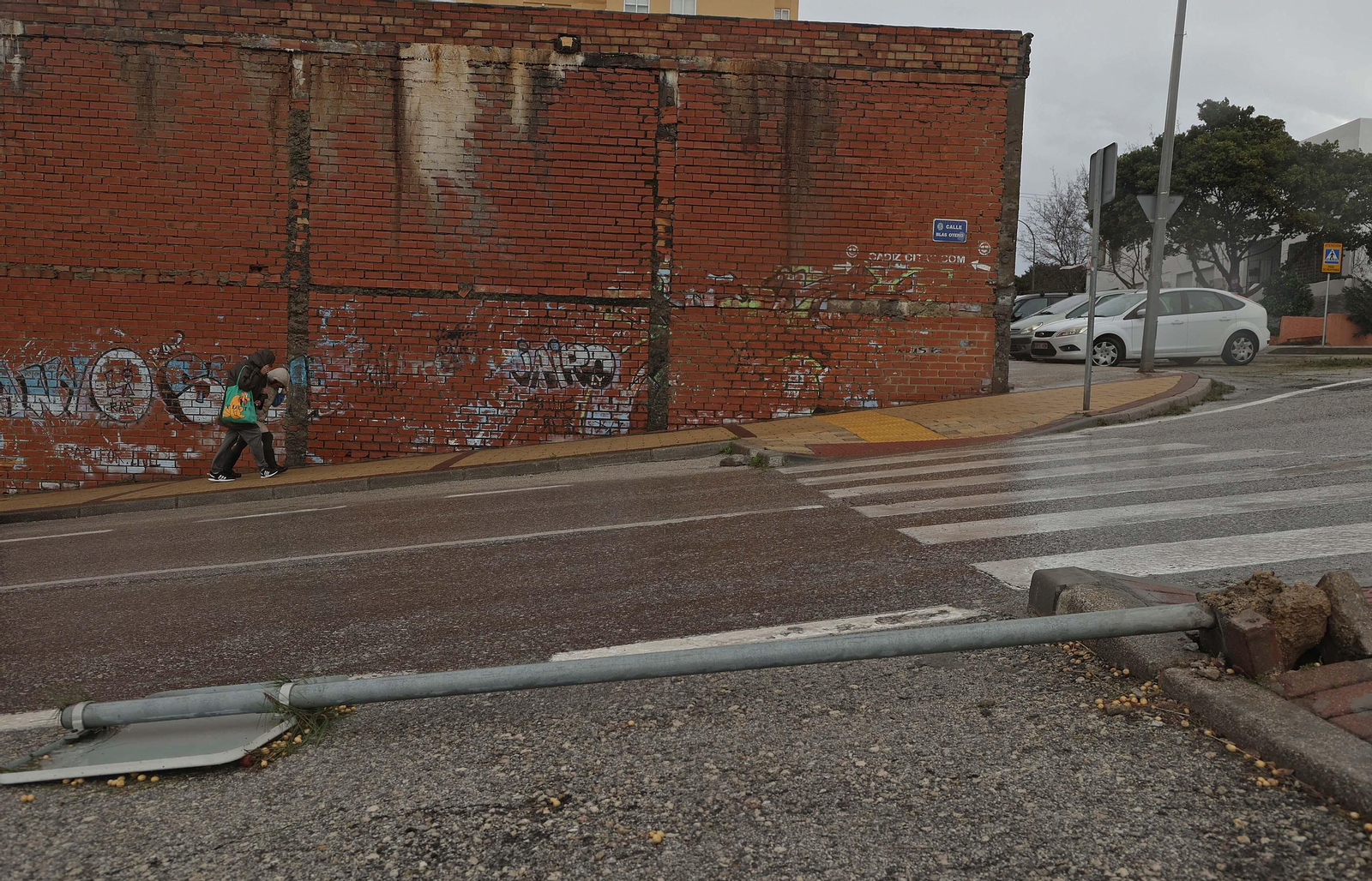 Fotos de los daños del temporal Karlotta en Algeciras