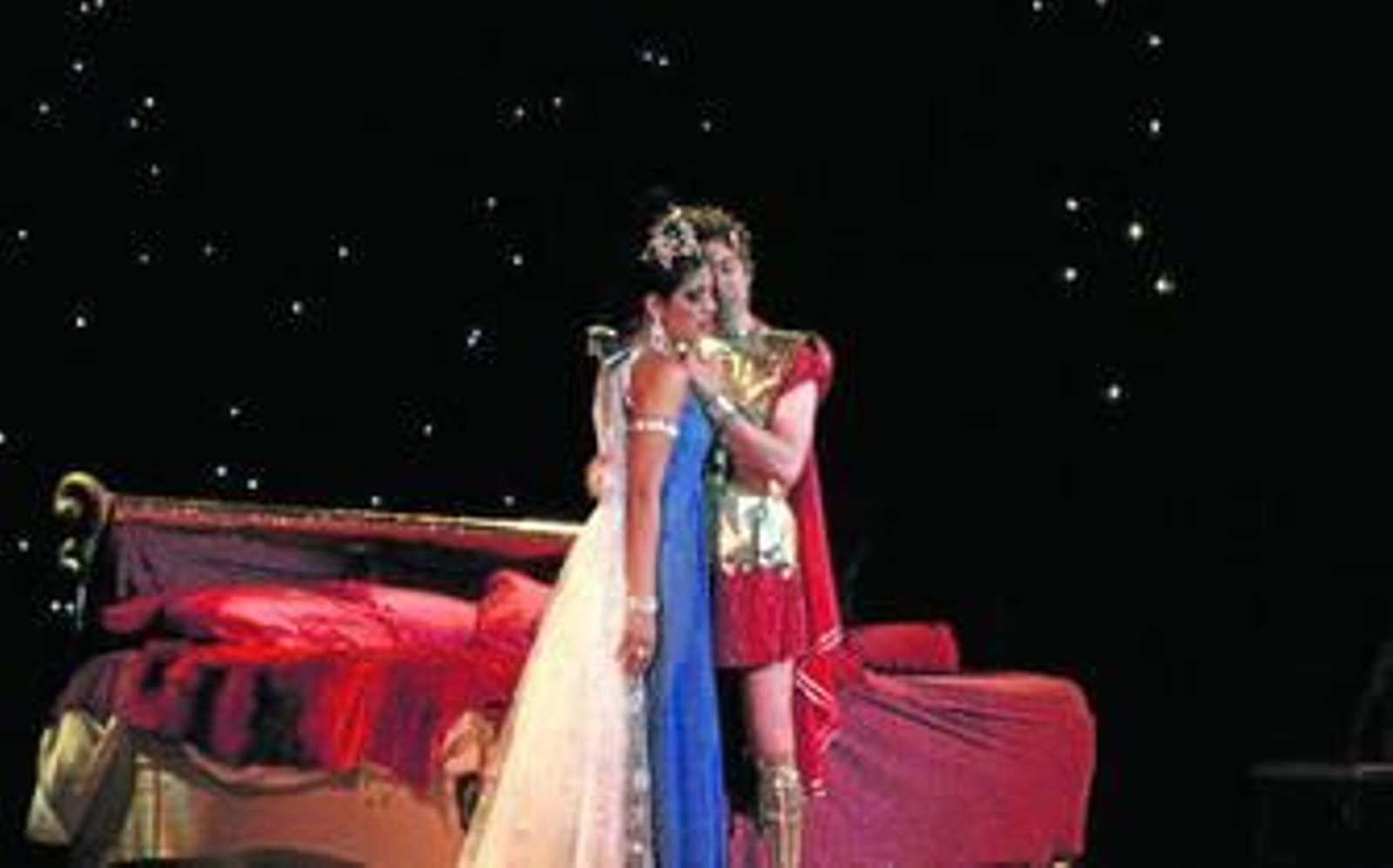 Jessica Bogado, en una de sus actuaciones.