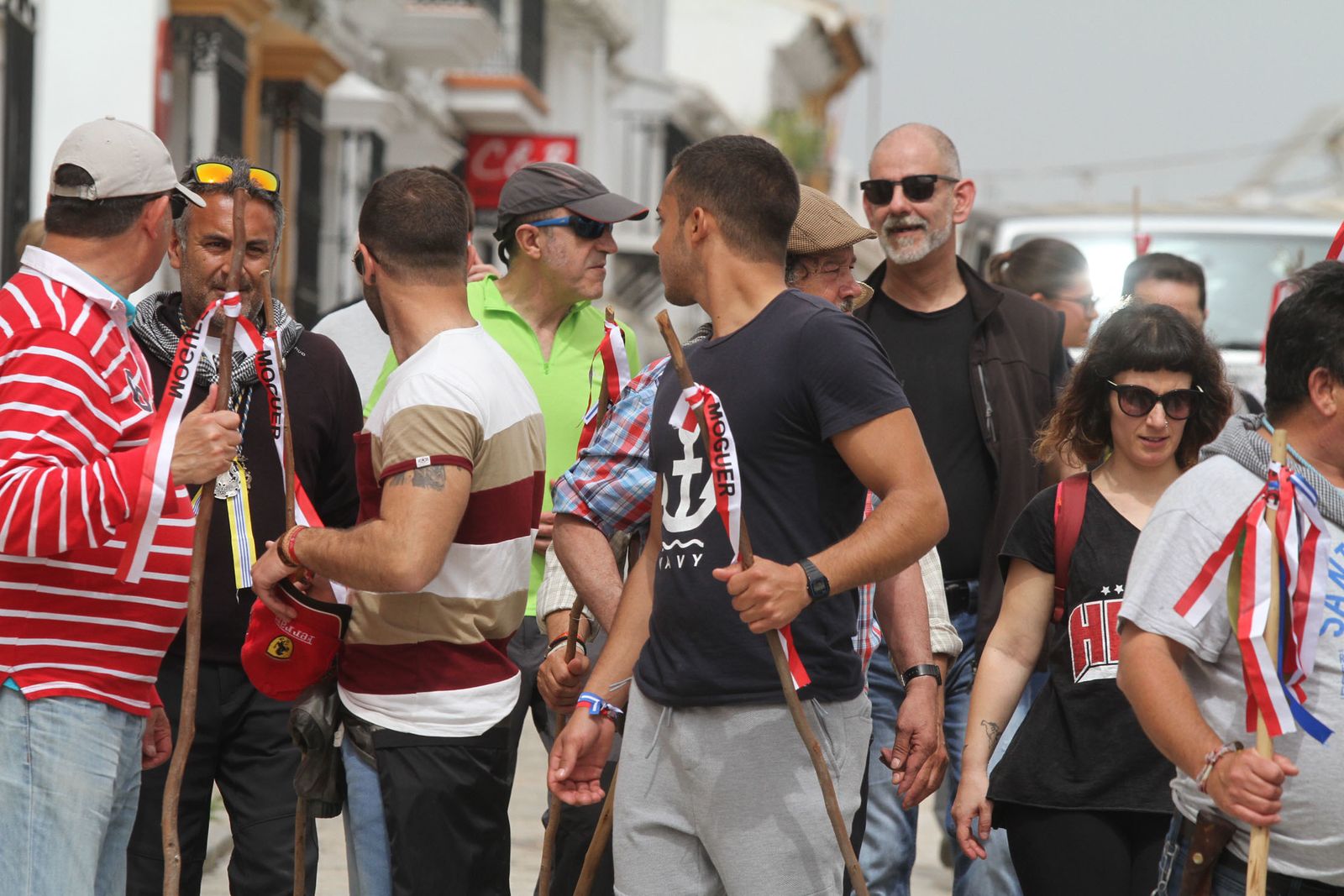 Las imágenes de la peregrinación de los presos a El Rocío