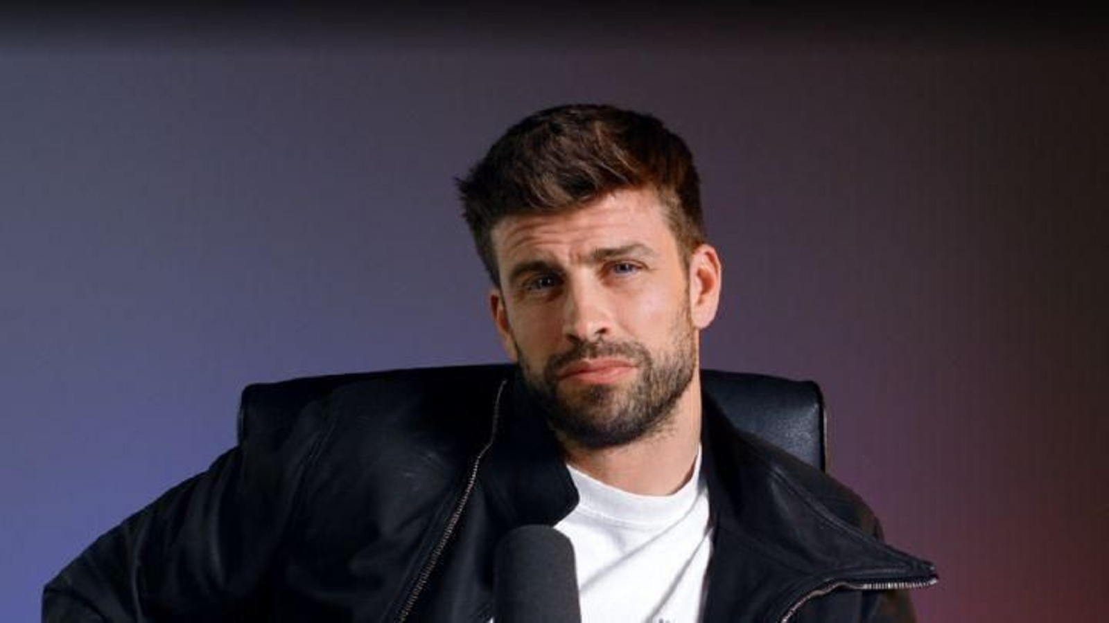 Piqué, durante su aparición en su canal de twitch.