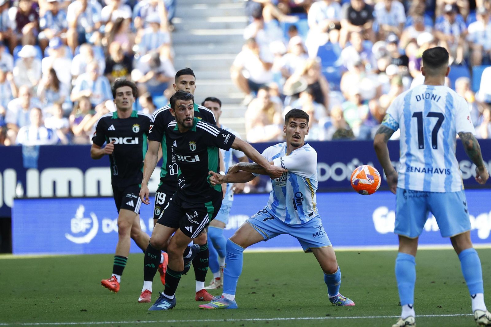 El Málaga CF-Burgos, en fotos