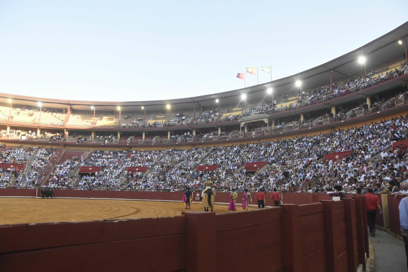 Vista del Coso de Los Califas en la segunda de feria de este año.