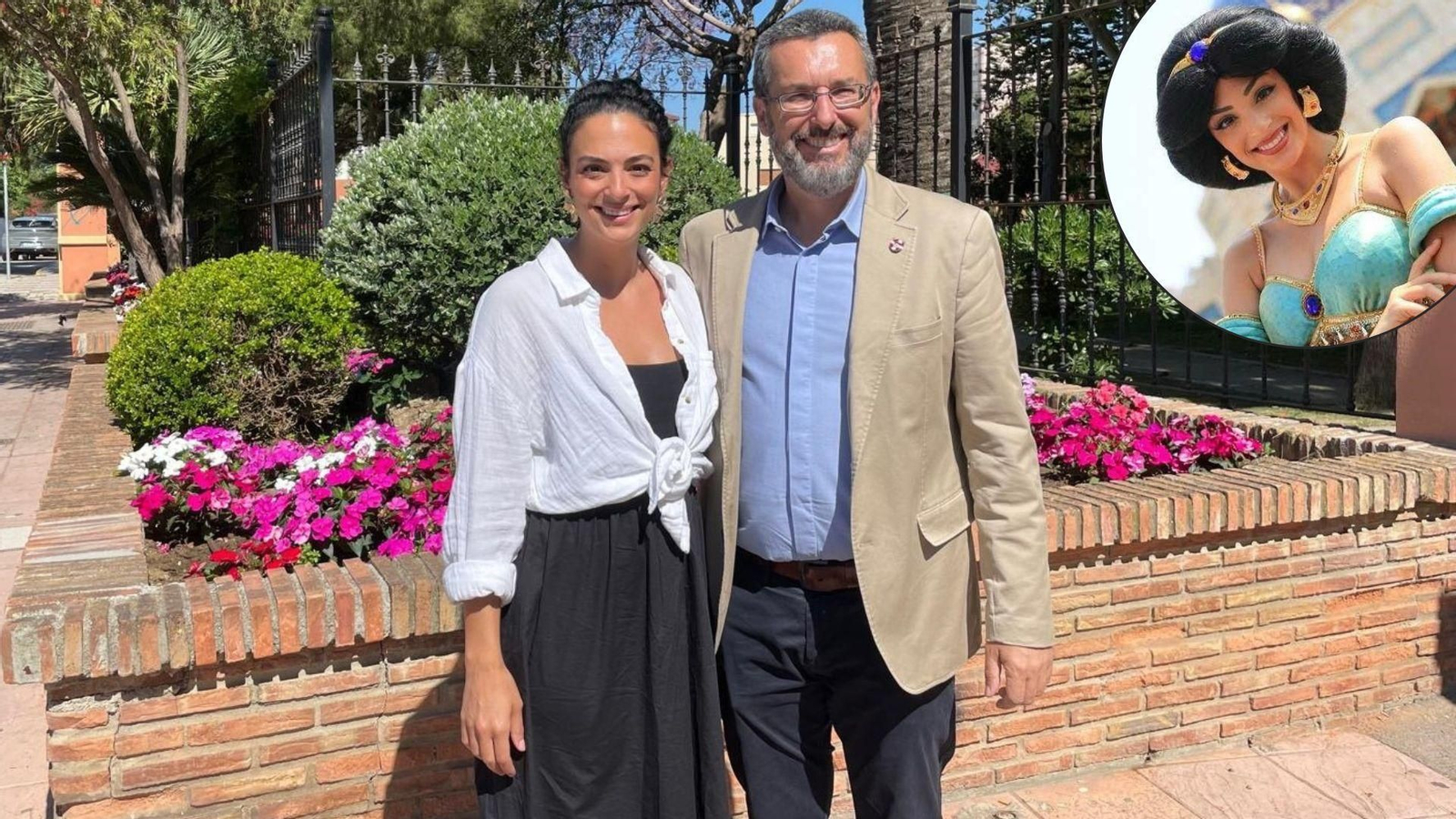 Alexa Benedetti, actriz de Disney con raíces linenses, visita al alcalde de La Línea de la Concepción.