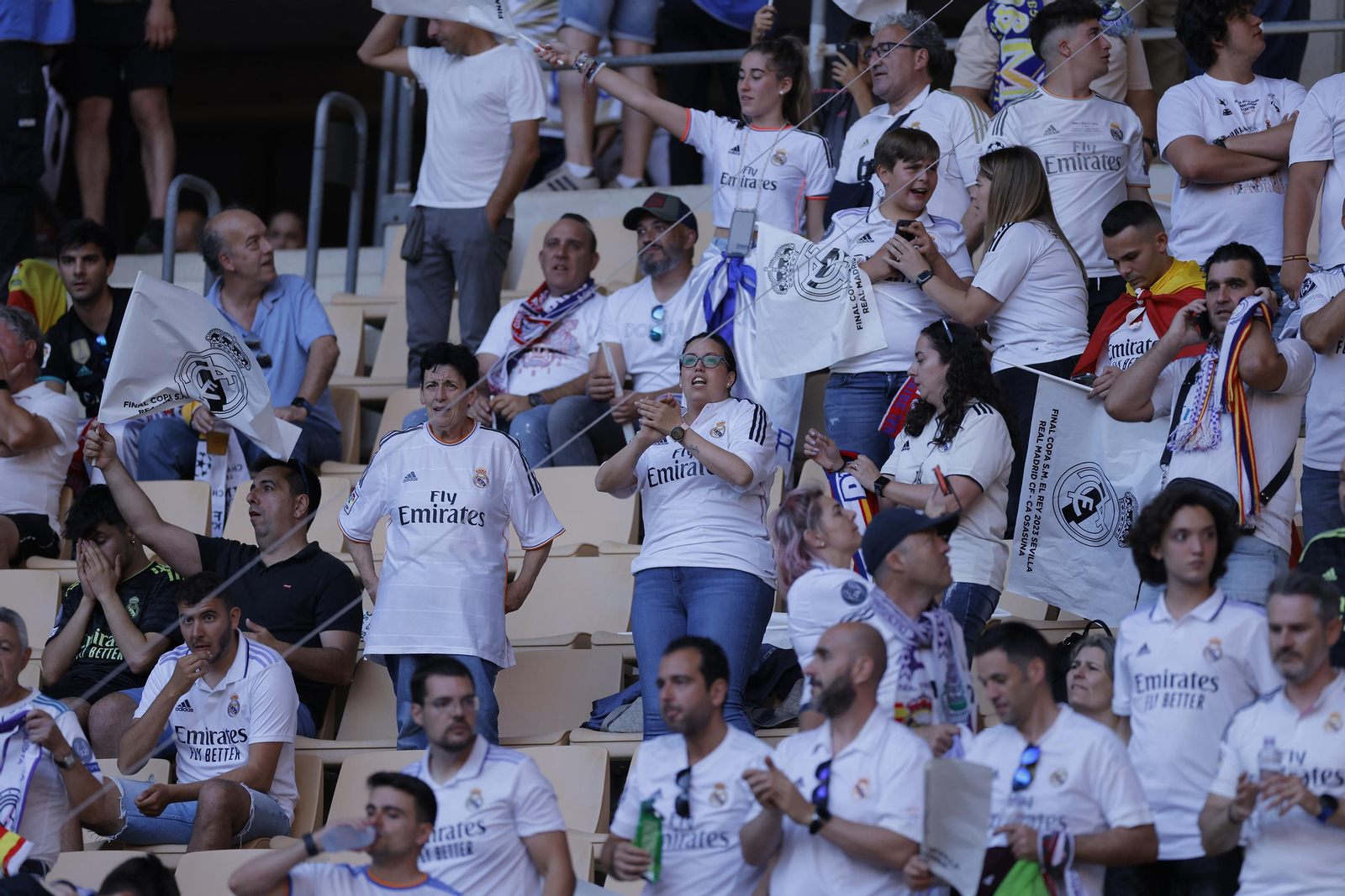 Búscate en las fotos de la final de la Copa del Rey entre el Madrid y el Osasuna