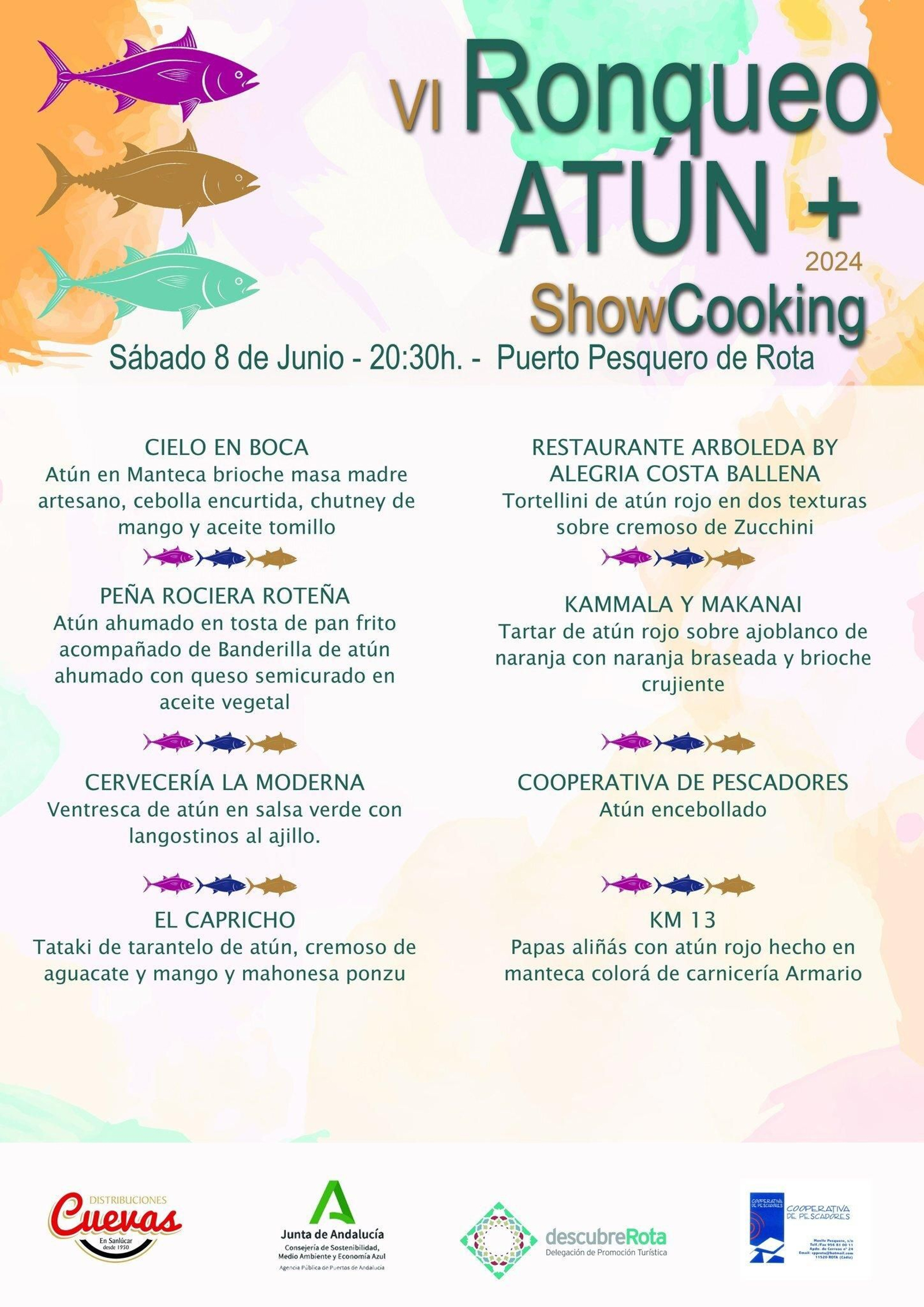 VI Ronqueo Atún + Show Cooking.