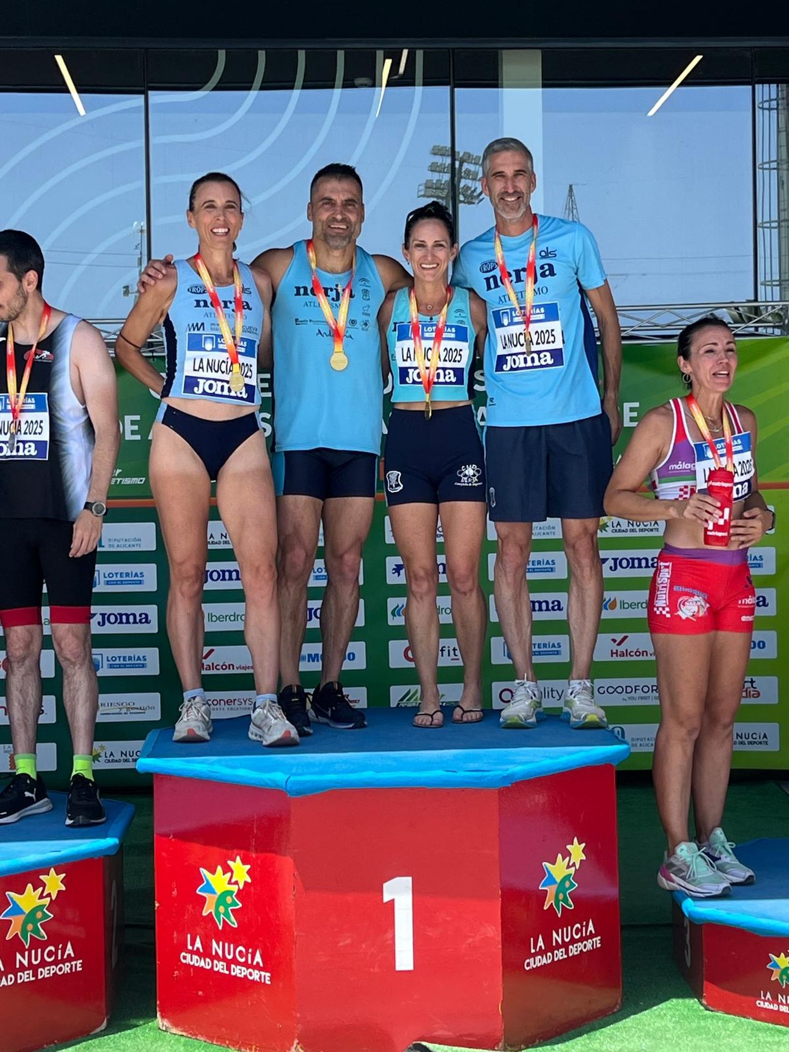 13 medallas para el Nerja en el Campeonato de España master