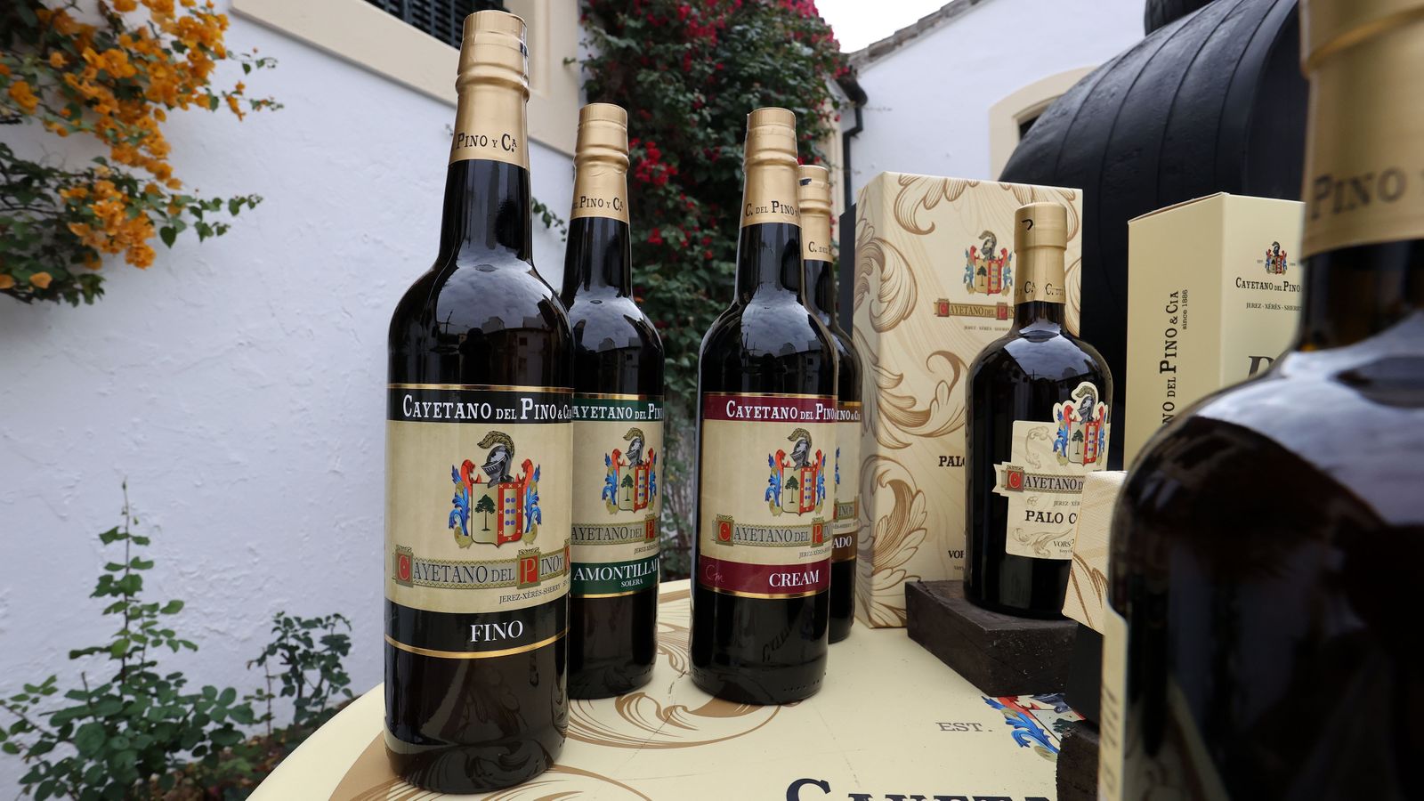 Presentación de los vinos VORS de Cayetano del Pino en Jerez