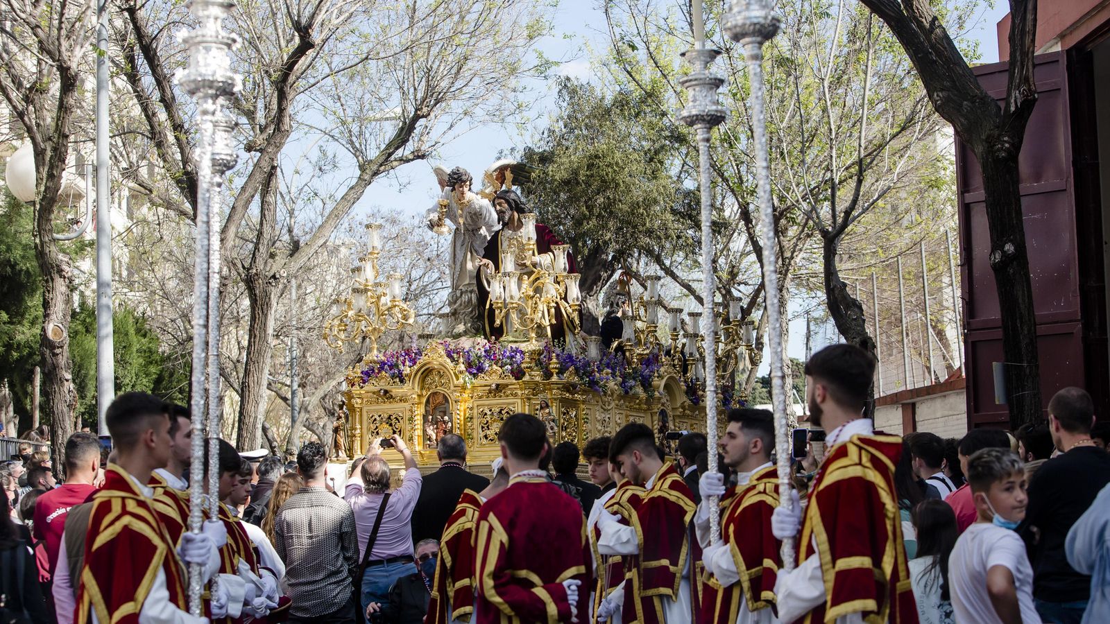 Las imágenes de la cofradía de Oración en el huerto en la Semana Santa de Cádiz 2022 Las imágenes de la cofradía de Oración en el huerto en la Semana Santa de Cádiz 2022
