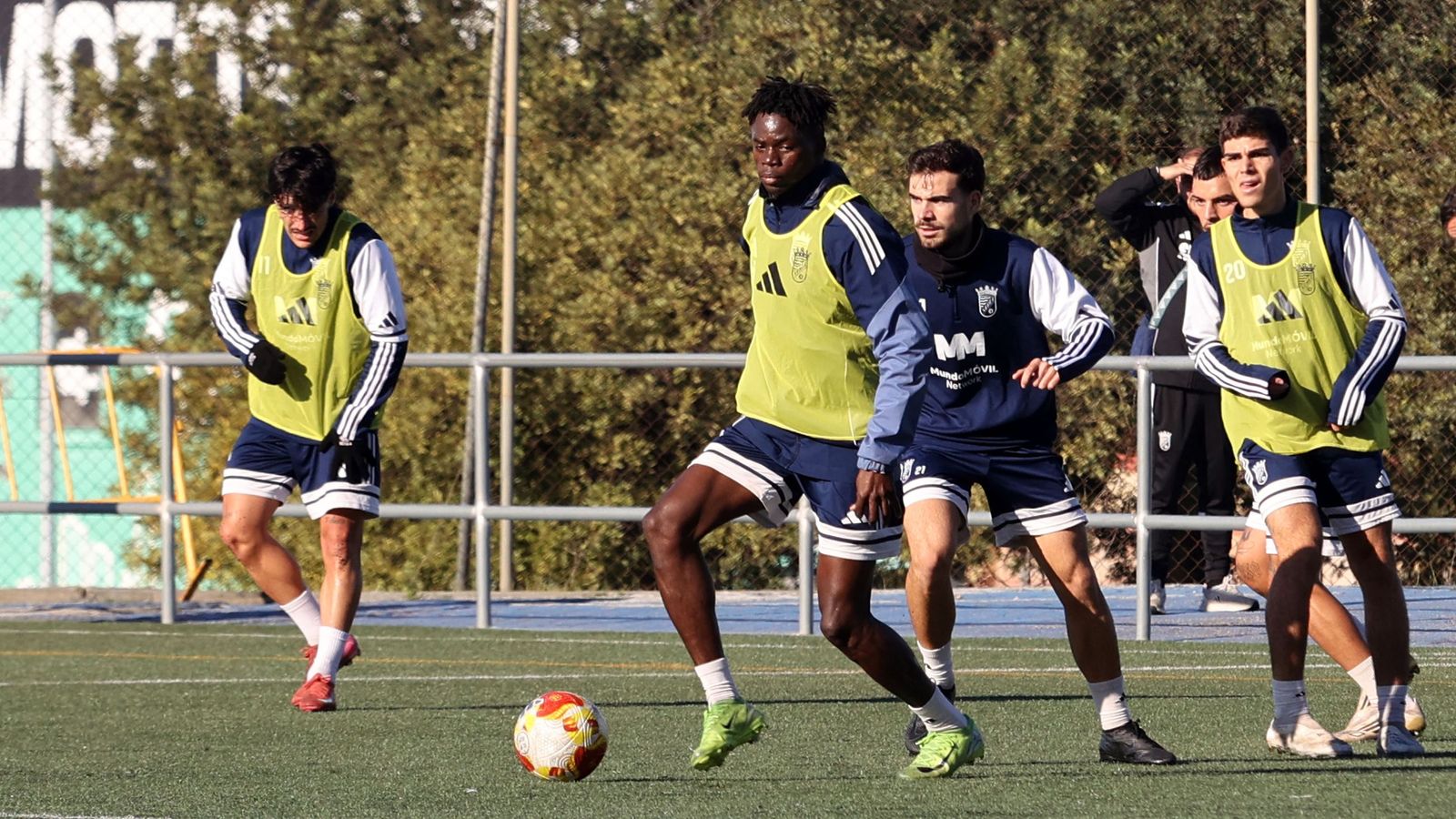 Imágenes del entrenamiento del Xerez CD en Picadueñas