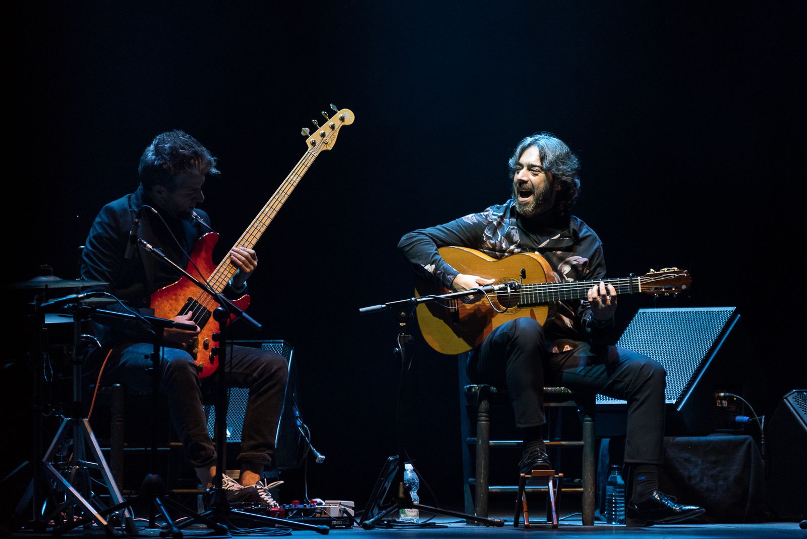 Juan Requena durante su actuación en Sala Compañía
