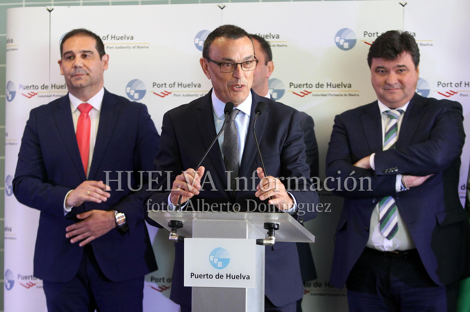 Inauguración de la Nueva Lonja del Puerto de Huelva, en imágenes