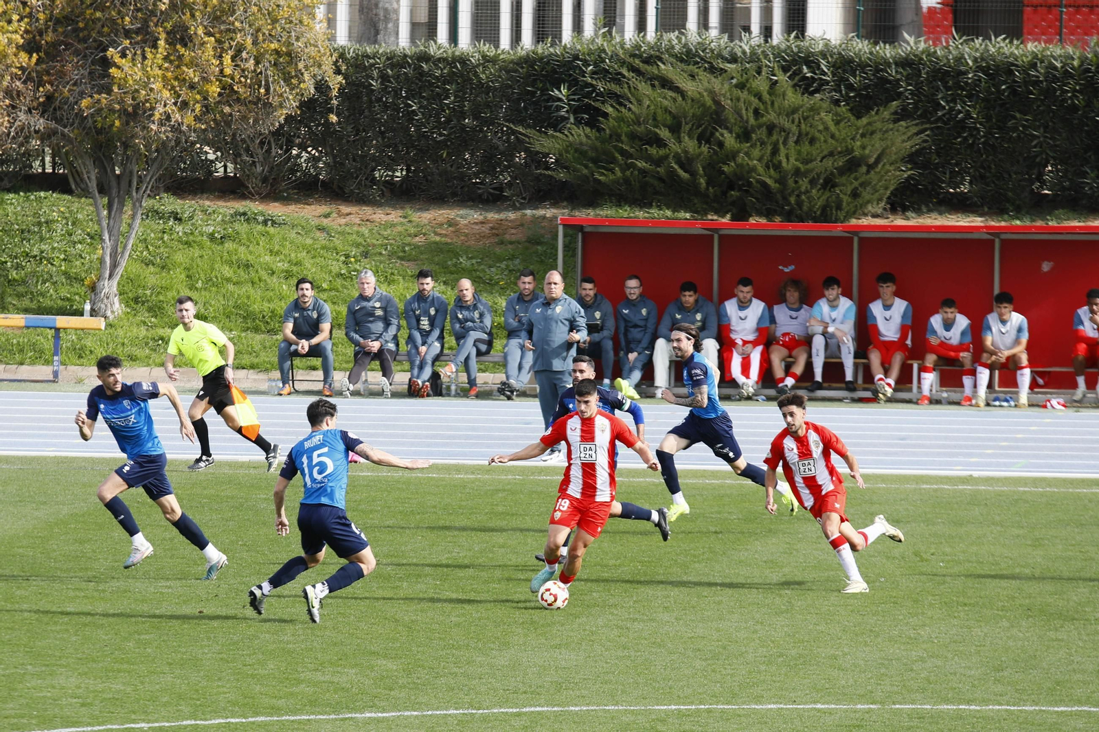 Imágenes del partido entre Almeria B contra Villanovense de segunda RFEF