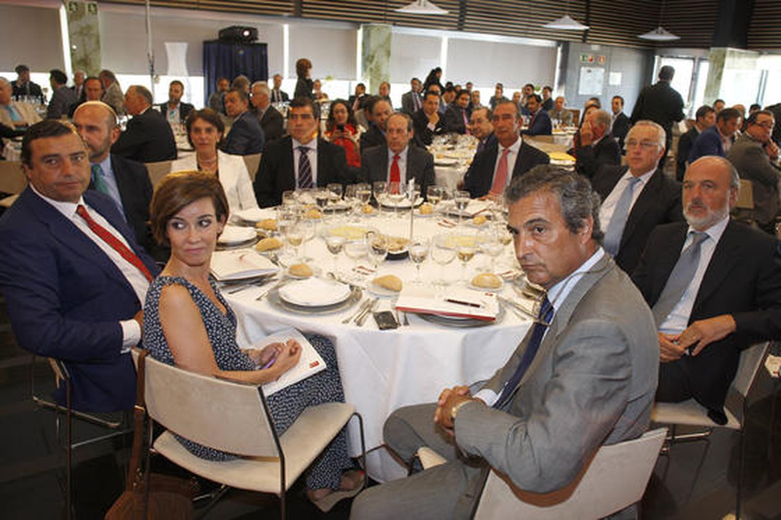 Lola Vega, Juan Carlos Estévez, José Antonio Goicoechea, Maribel Estévez, Jaime Estévez, José del Puerto, Julián Cobos, Eduardo Ojeda, Miguel Ángel Otte y Juan Fernández de Mesa.

Foto: Joaquín Pino