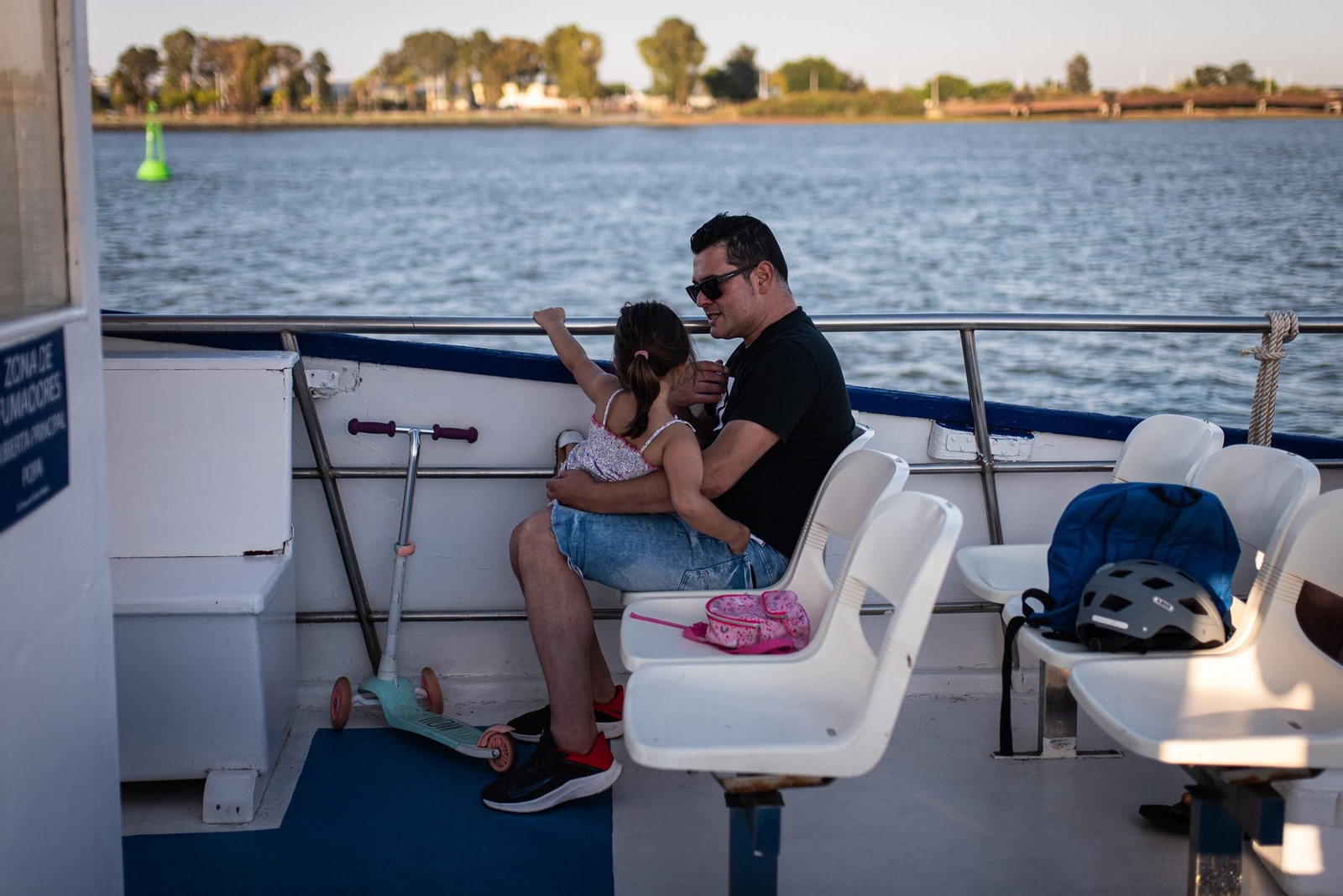 Un paseo en la Canoa de Punta Umbría en imágenes