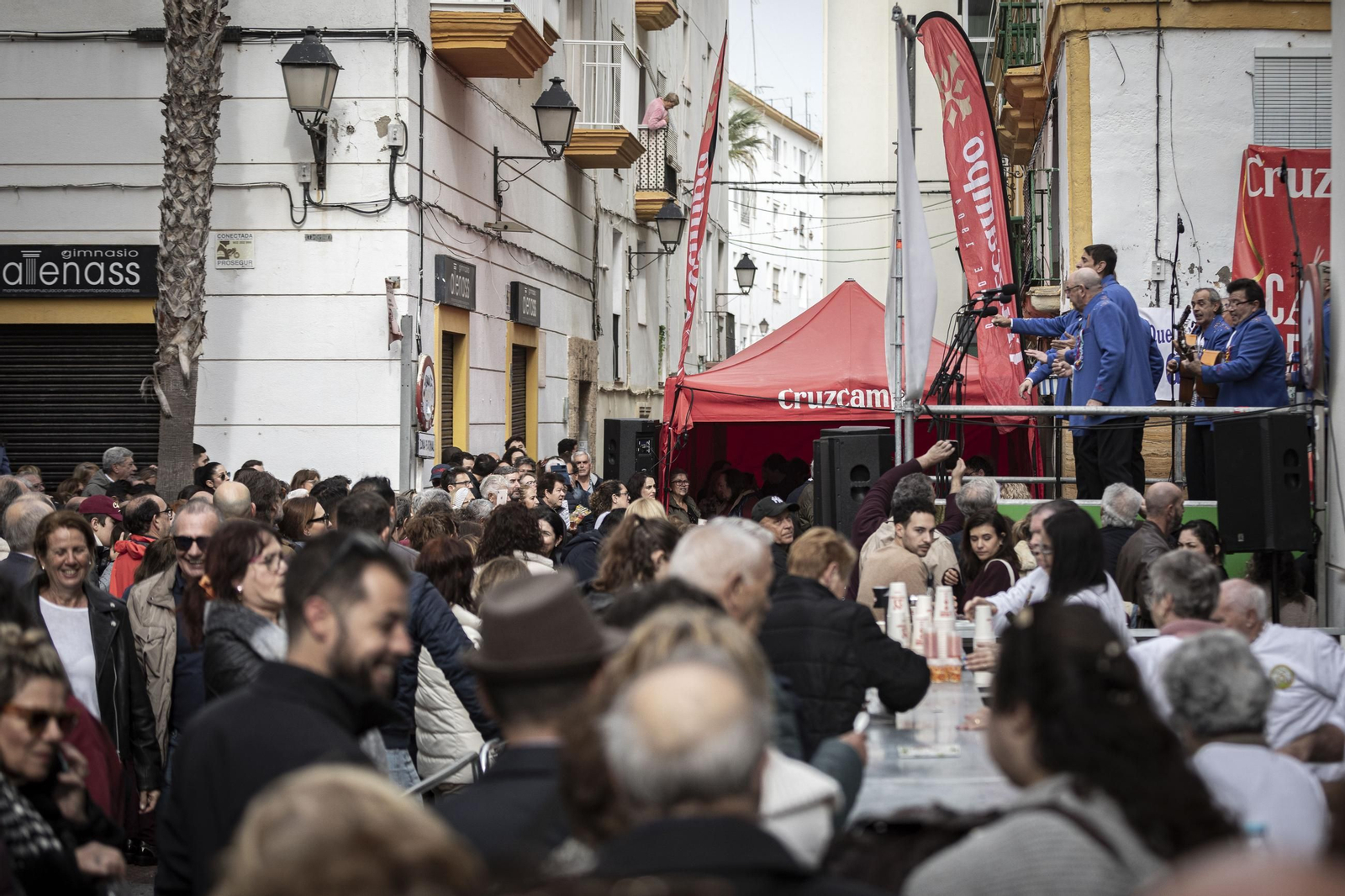 Las imágenes de la Erizada popular del Carnaval de Cádiz 2025