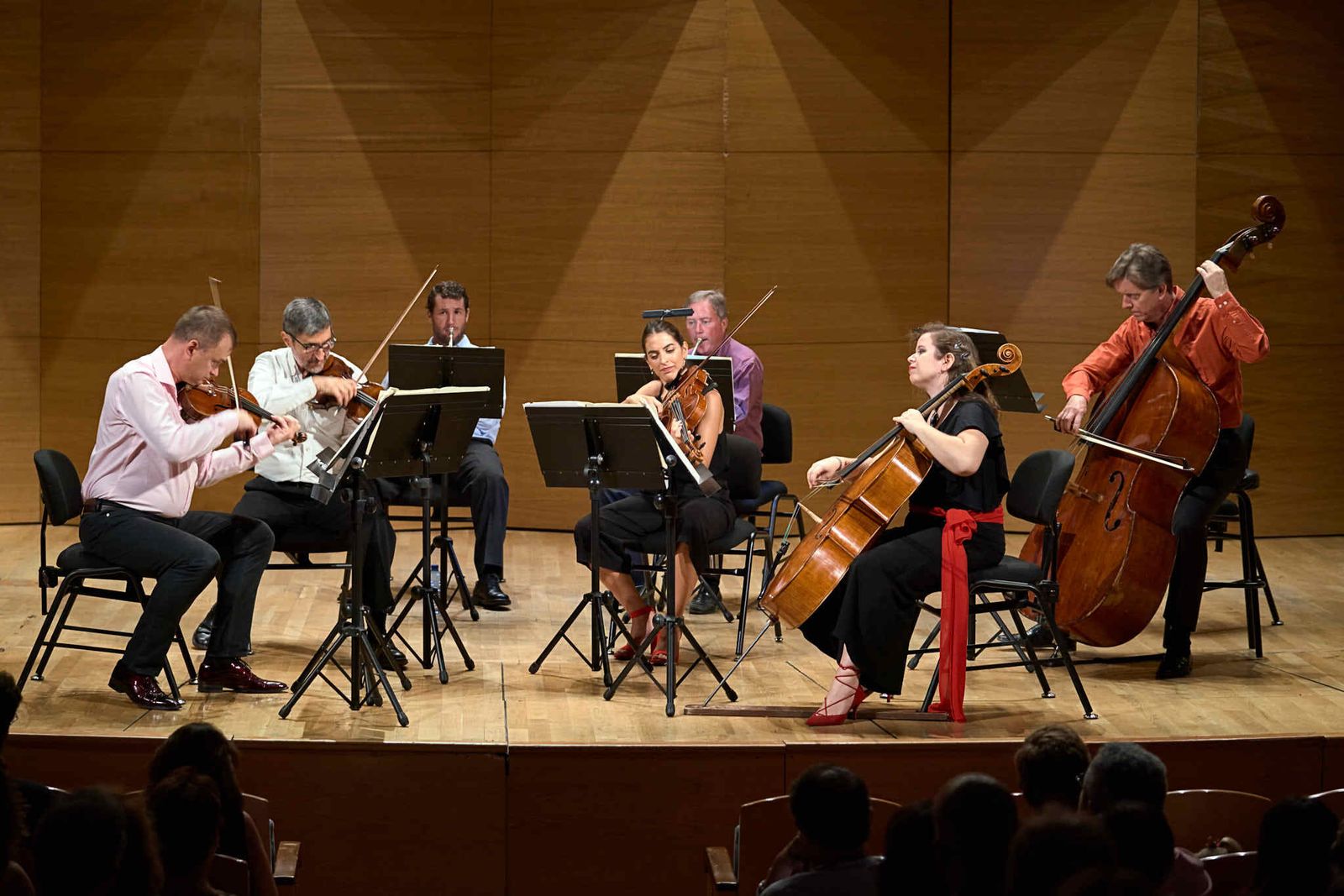 El sexteto (más uno) de la Sinfónica en la Sala Turina