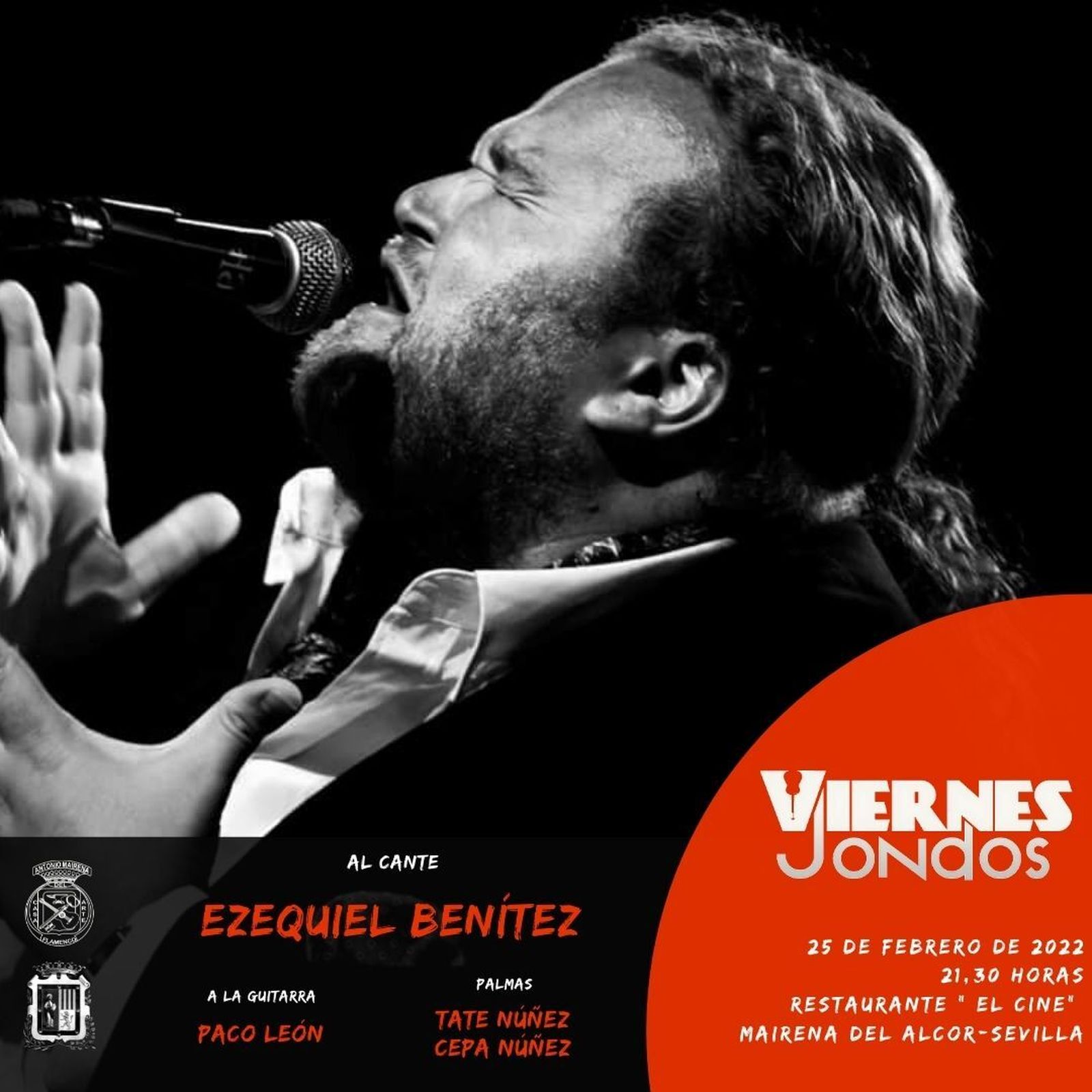 Ezequiel Benítez cantará en los 'Viernes Jondos' de Mairena del Alcor