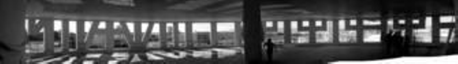 Vista panorámica de la primera planta de las Torres de Hércules donde se observa cómo quedará la estructura exterior vista desde el interior del inmueble.