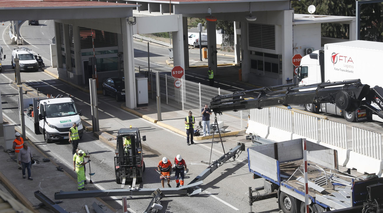 Fotos del Accidente en el Acceso Norte al Puerto de Algeciras