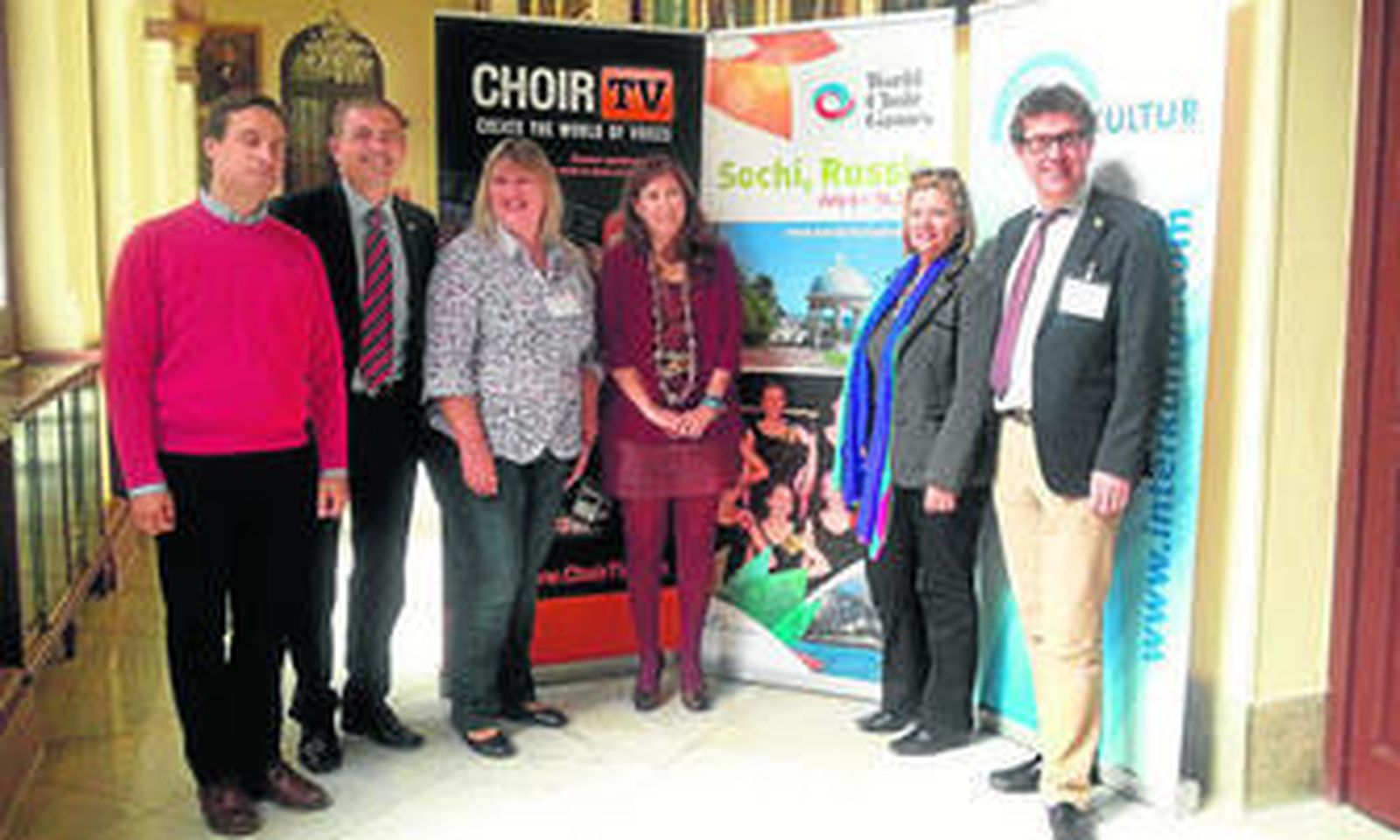 Presentación de la segunda edición del festival internacional de corales 'Málaga canta en primavera'.
